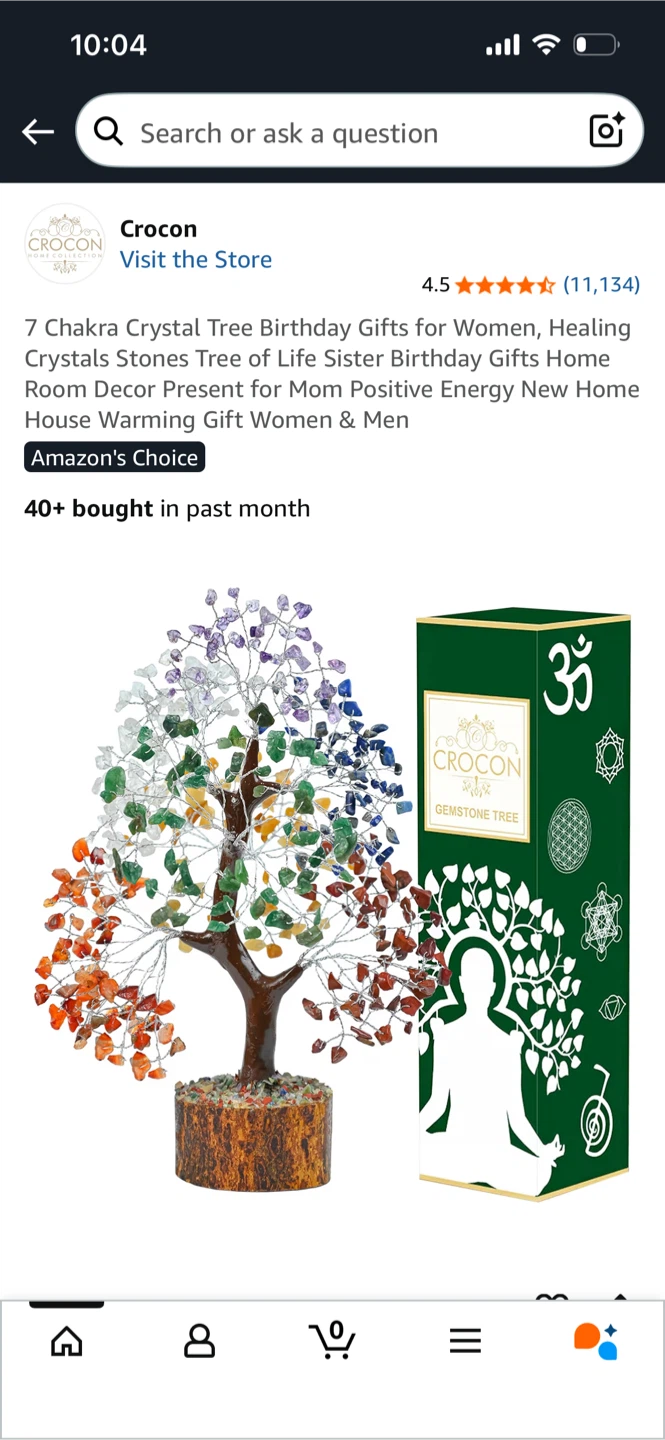 🏆Crocon 7 Chakra Gemstone Tree of Life - photo 5