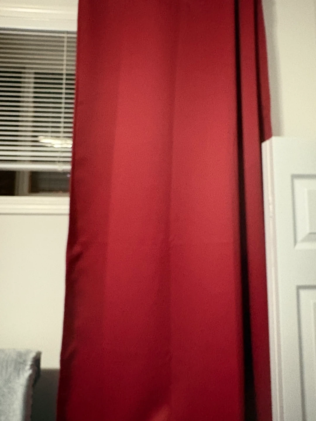 Mainstays Cooper Blackout Grommet Curtain Panel - Red - photo 3