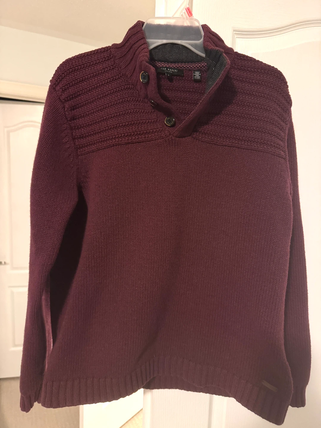 Ted Baker London Sweater Burgundy Size 6