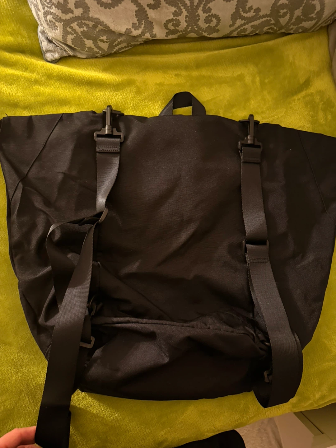 Victoria’s Secret Pink- Black Convertible Backpack/Tote Bag - photo 4