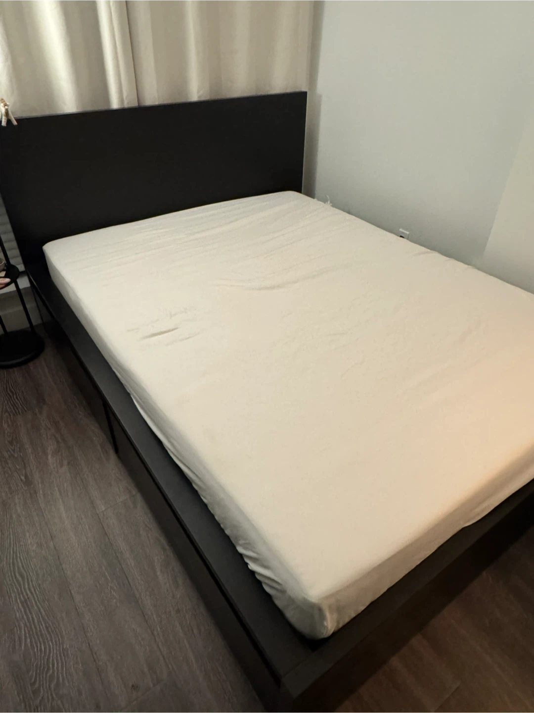IKEA Queen Bed (Mattress+Frame) - photo 2