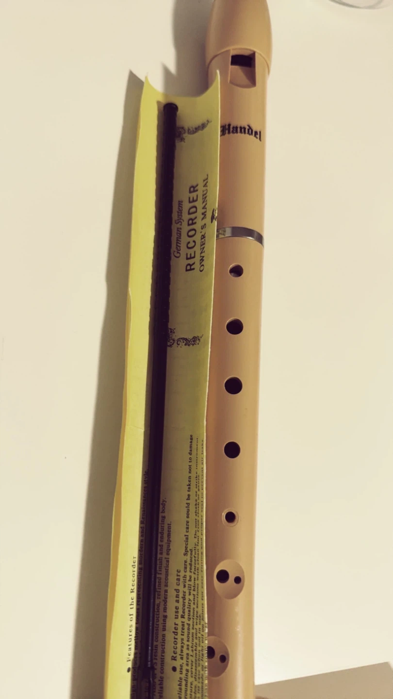 Handel Recorder - German System