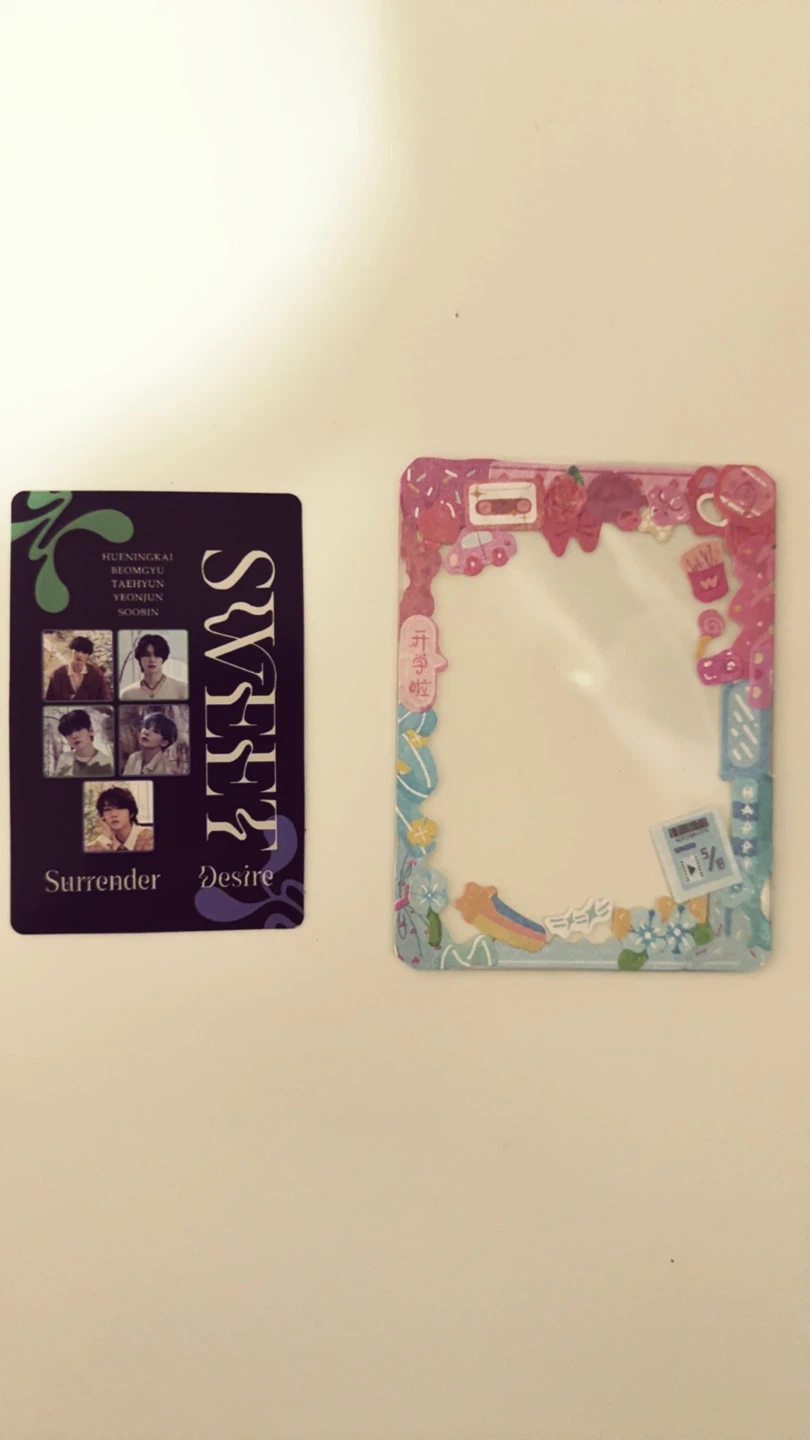 TXT Sweet Desire Photocards and Frame - photo 2