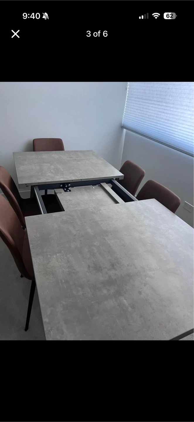 Rectangular Extendable Dining Table - photo 4