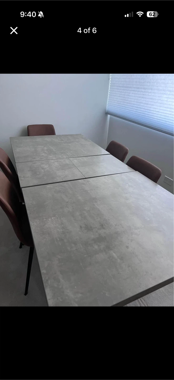 Rectangular Extendable Dining Table - photo 3