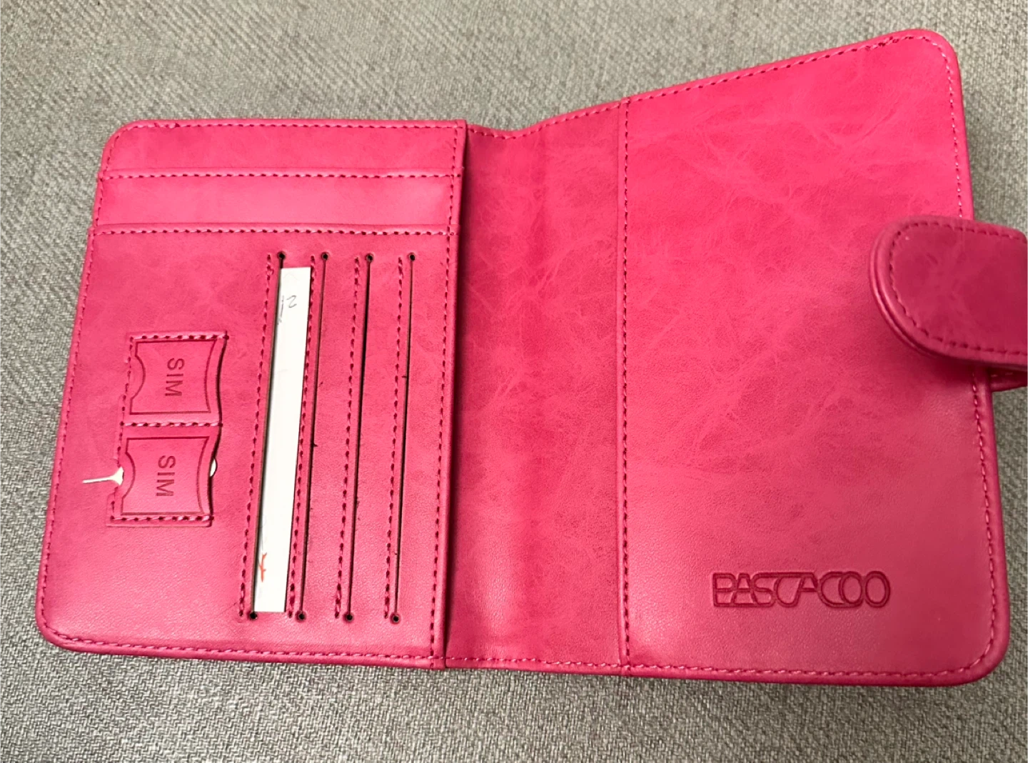 PASCACOO Pink Travel Passport Holder Wallet Organizer - photo 2