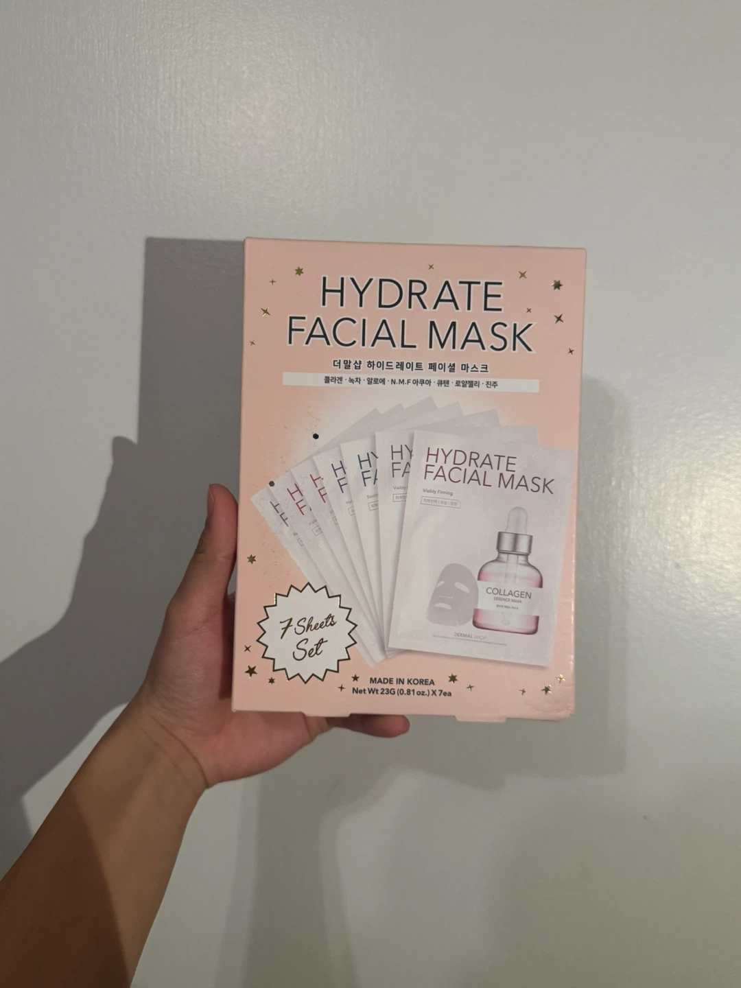 DERMAL SHOP Hydrate Facial Mask 7 Sheets