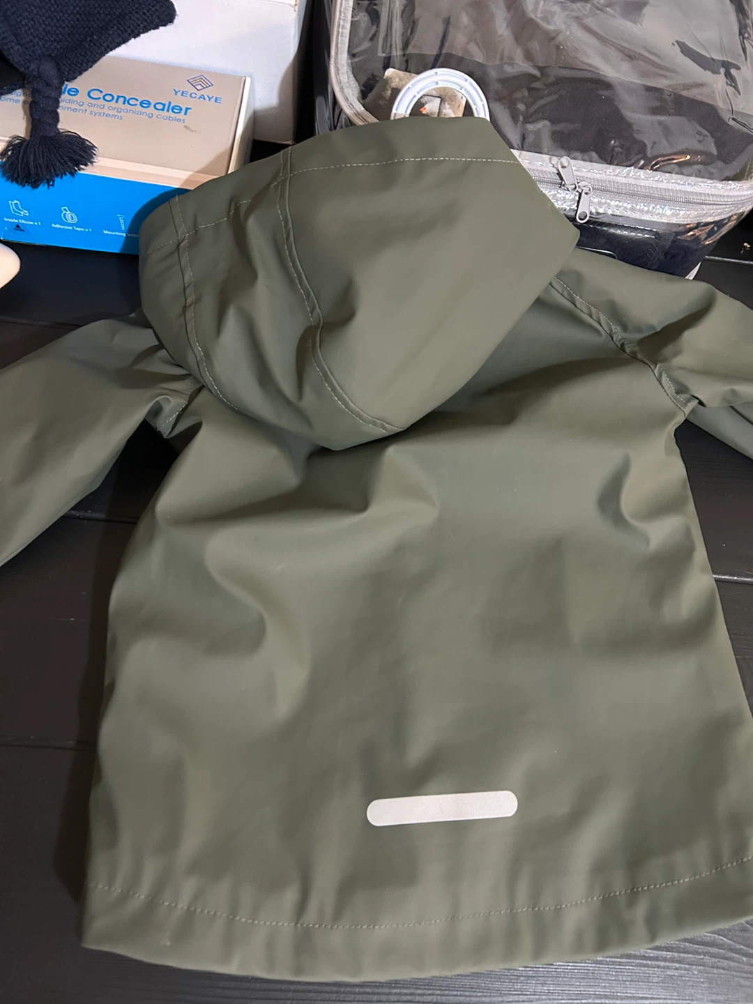 George Kids Green Hooded Sherpa Lined Jacket Size 4T - photo 5
