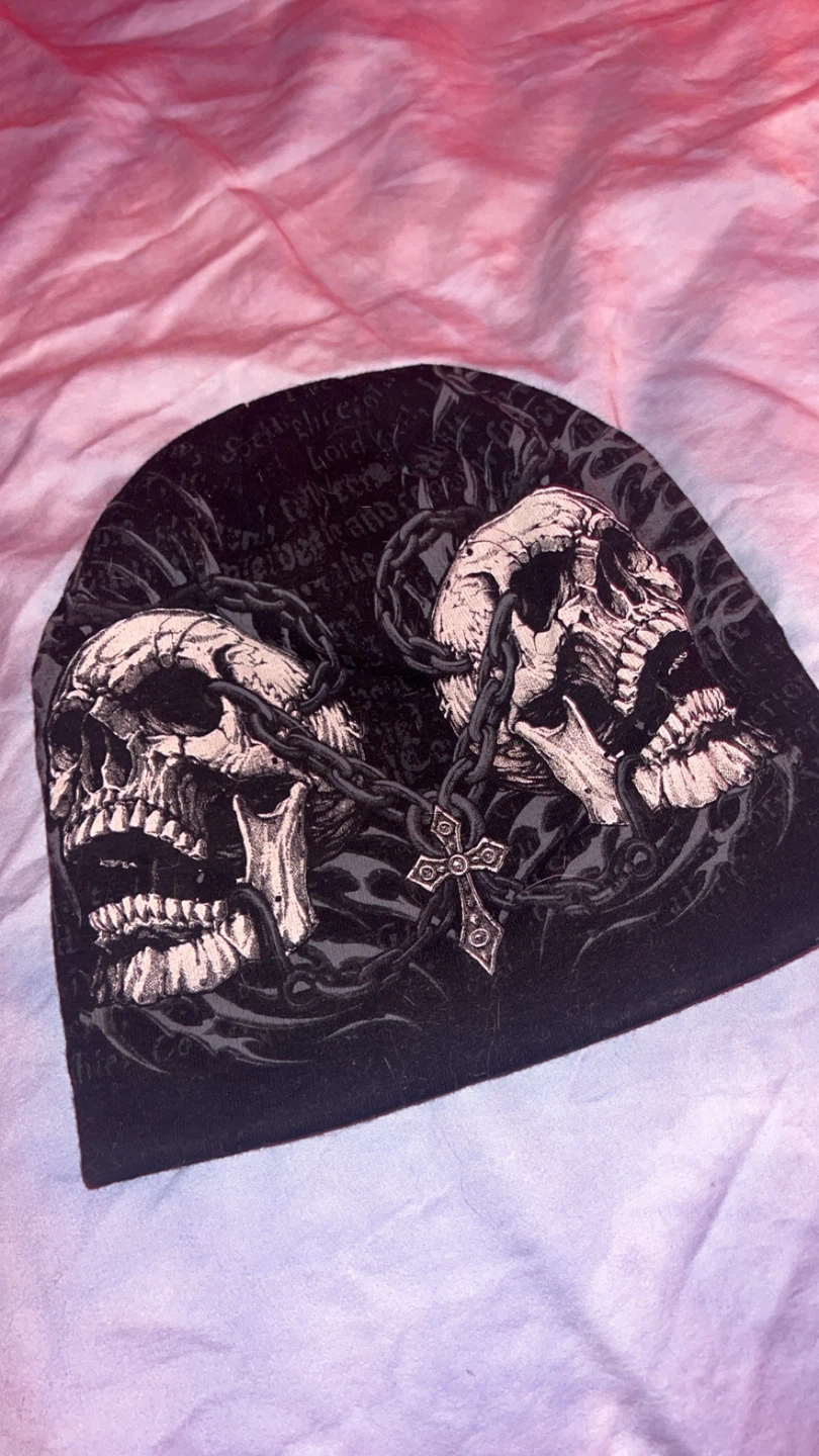 Affliction skull cross Beanie