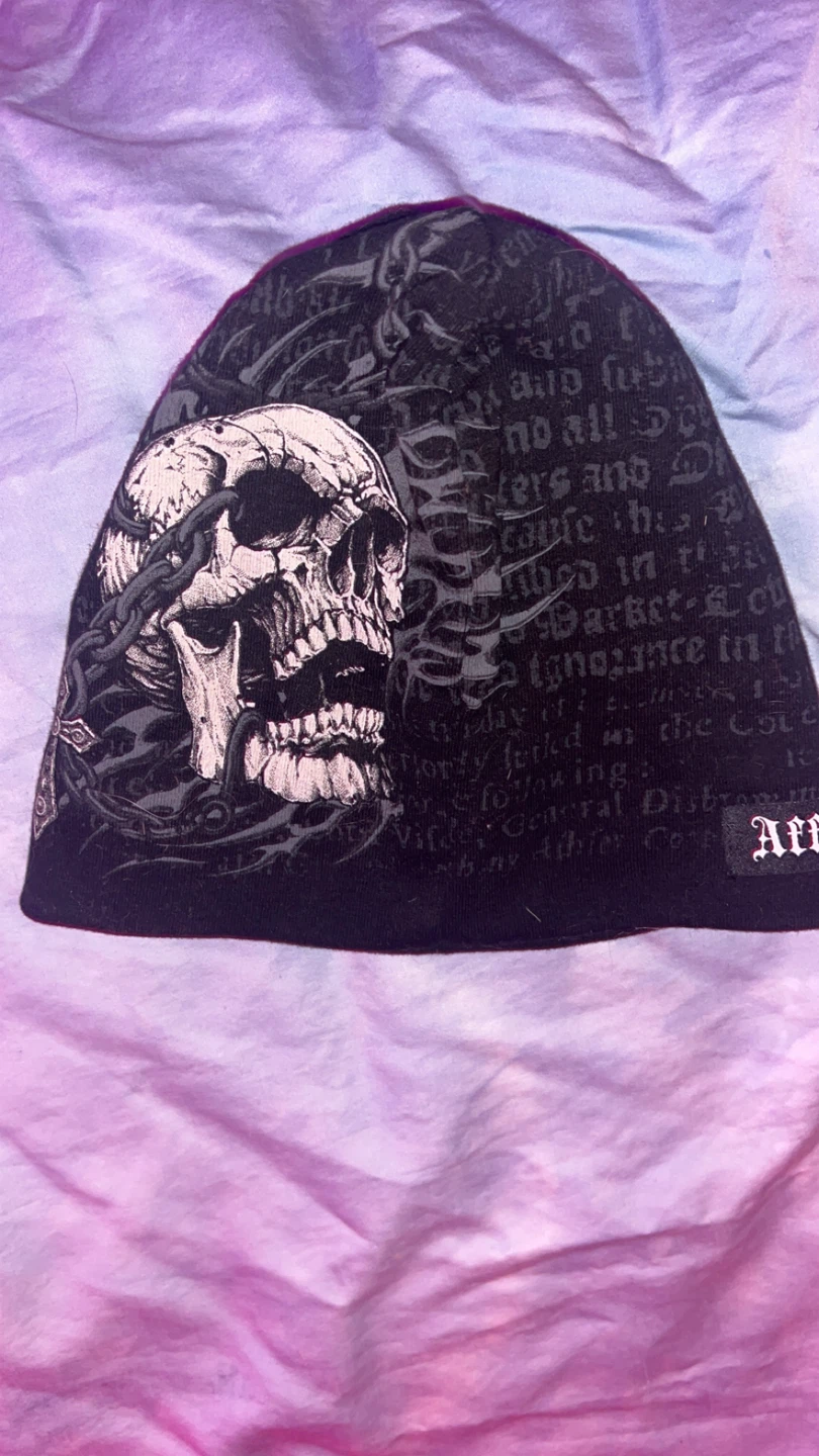 Affliction skull cross Beanie - photo 3