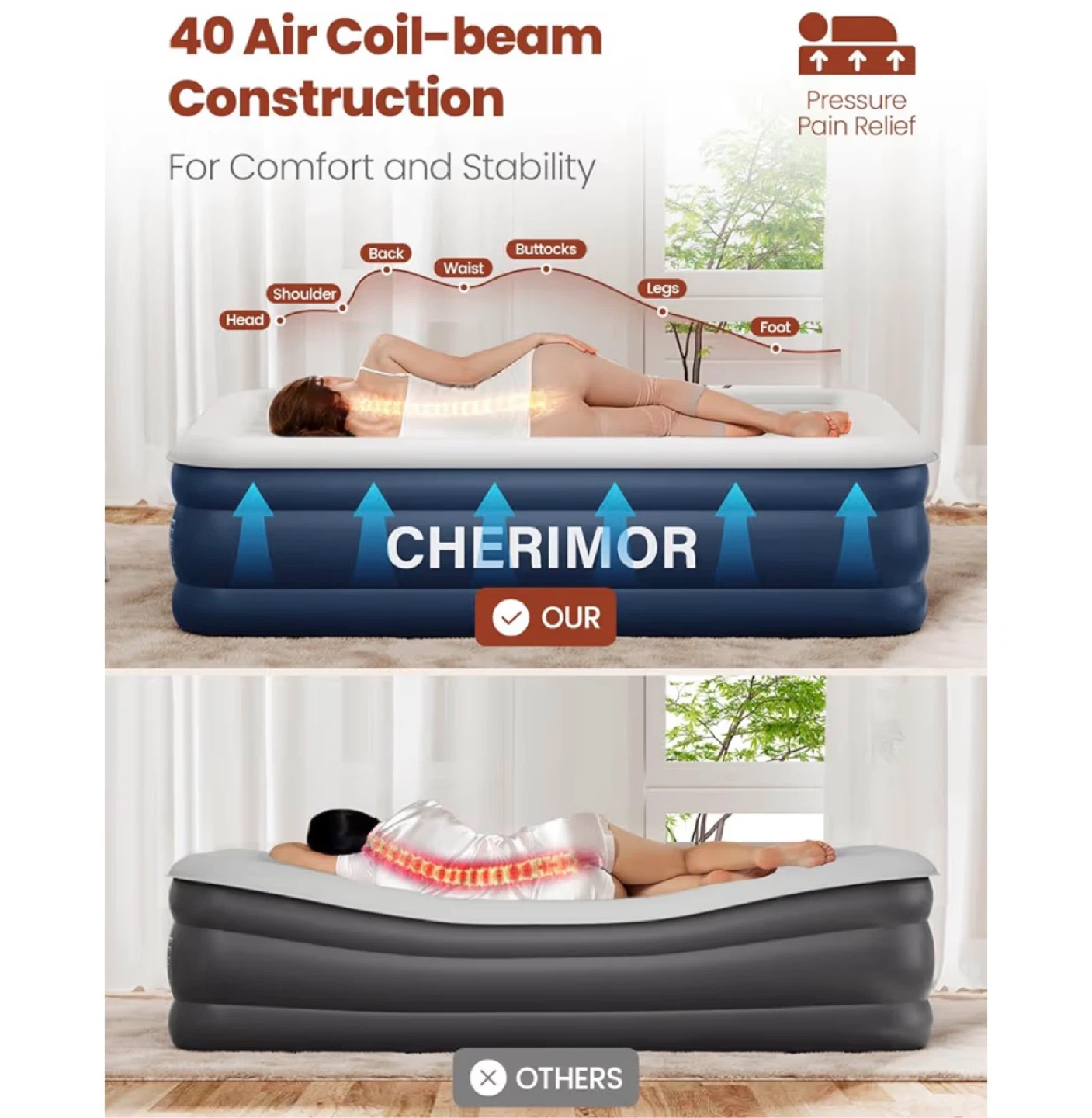 CHERIMOR Queen Air Mattress-New - photo 3