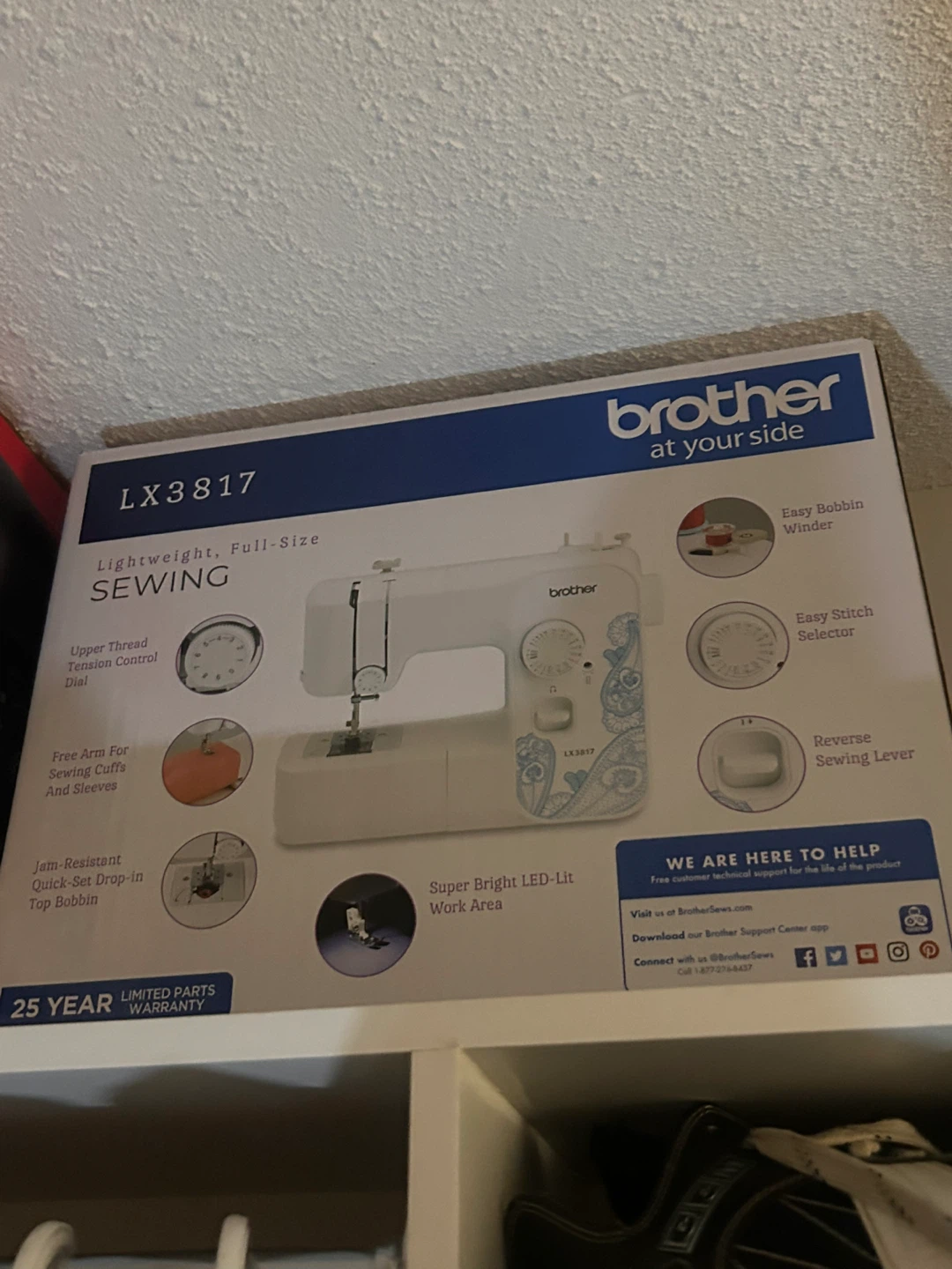 Brother LX3817 Sewing Machine - White - photo 4