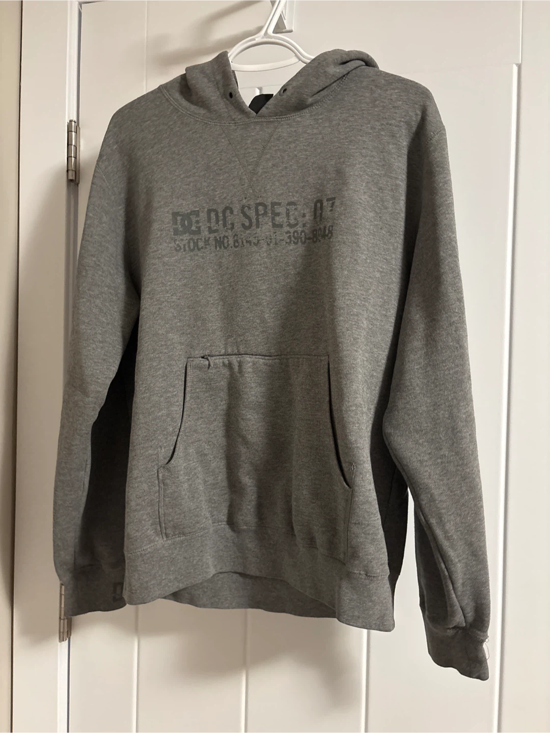 Men’s Medium DC  Grey Hoodie