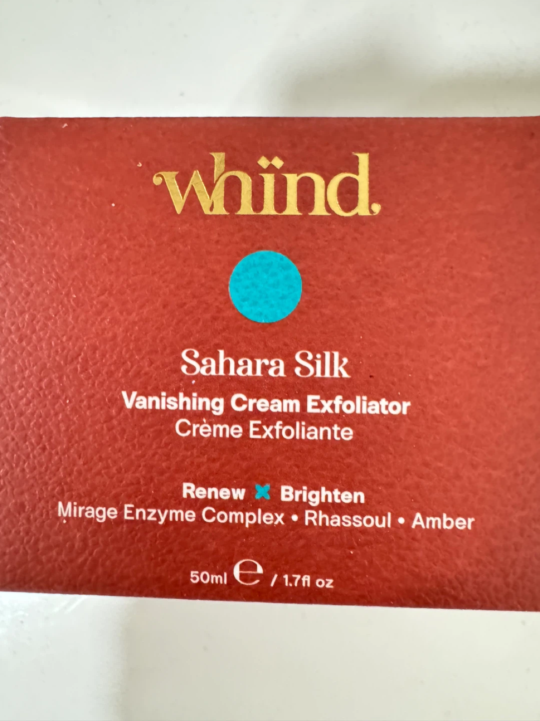 Whind Sahara Silk Vanishing Cream Exfoliator 50ml