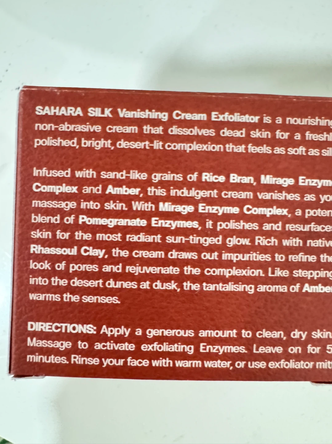 Whind Sahara Silk Vanishing Cream Exfoliator 50ml - photo 4