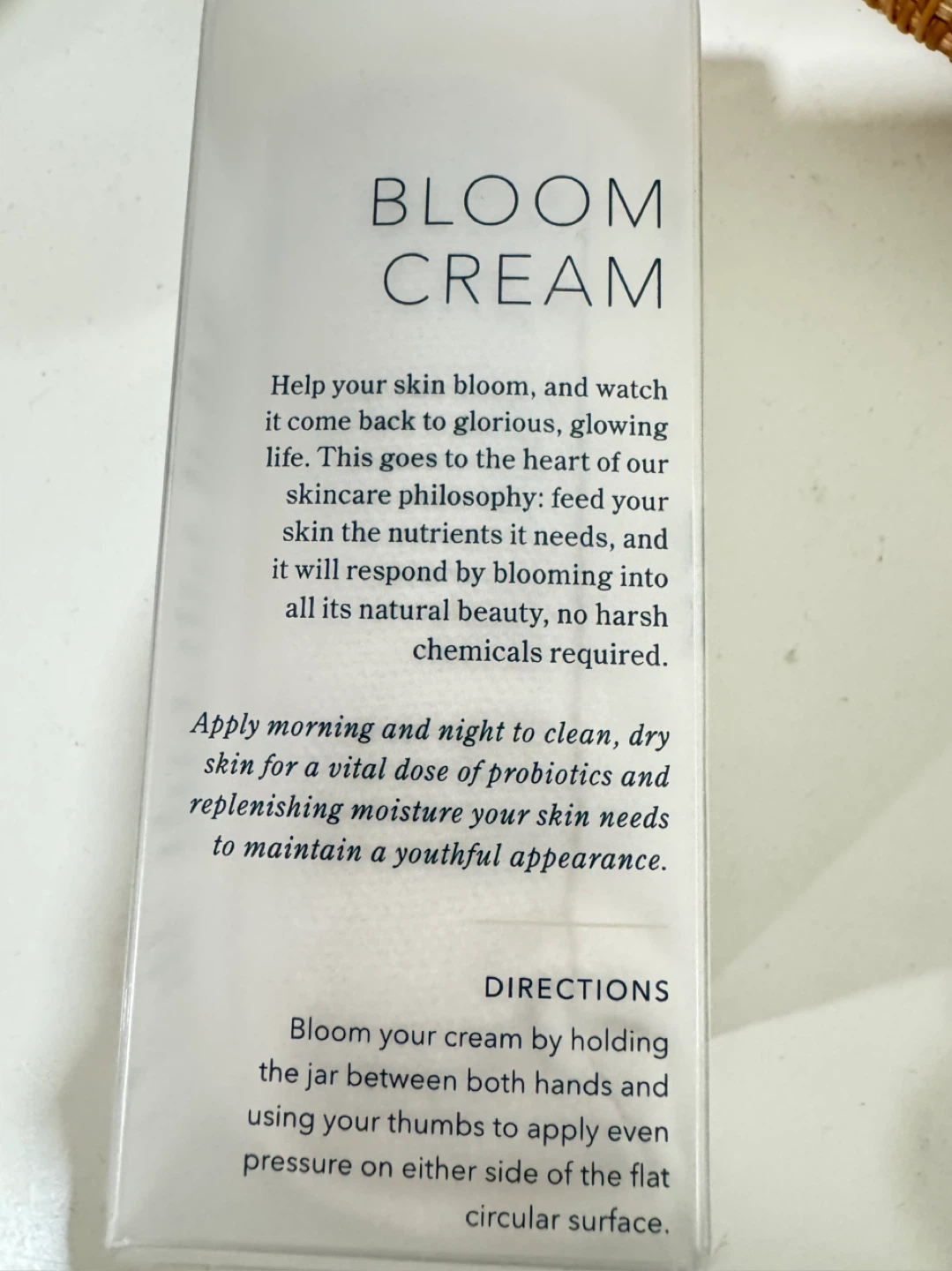 Beekman 1802 Bloom Cream Probiotic Moisturizer 50 mL