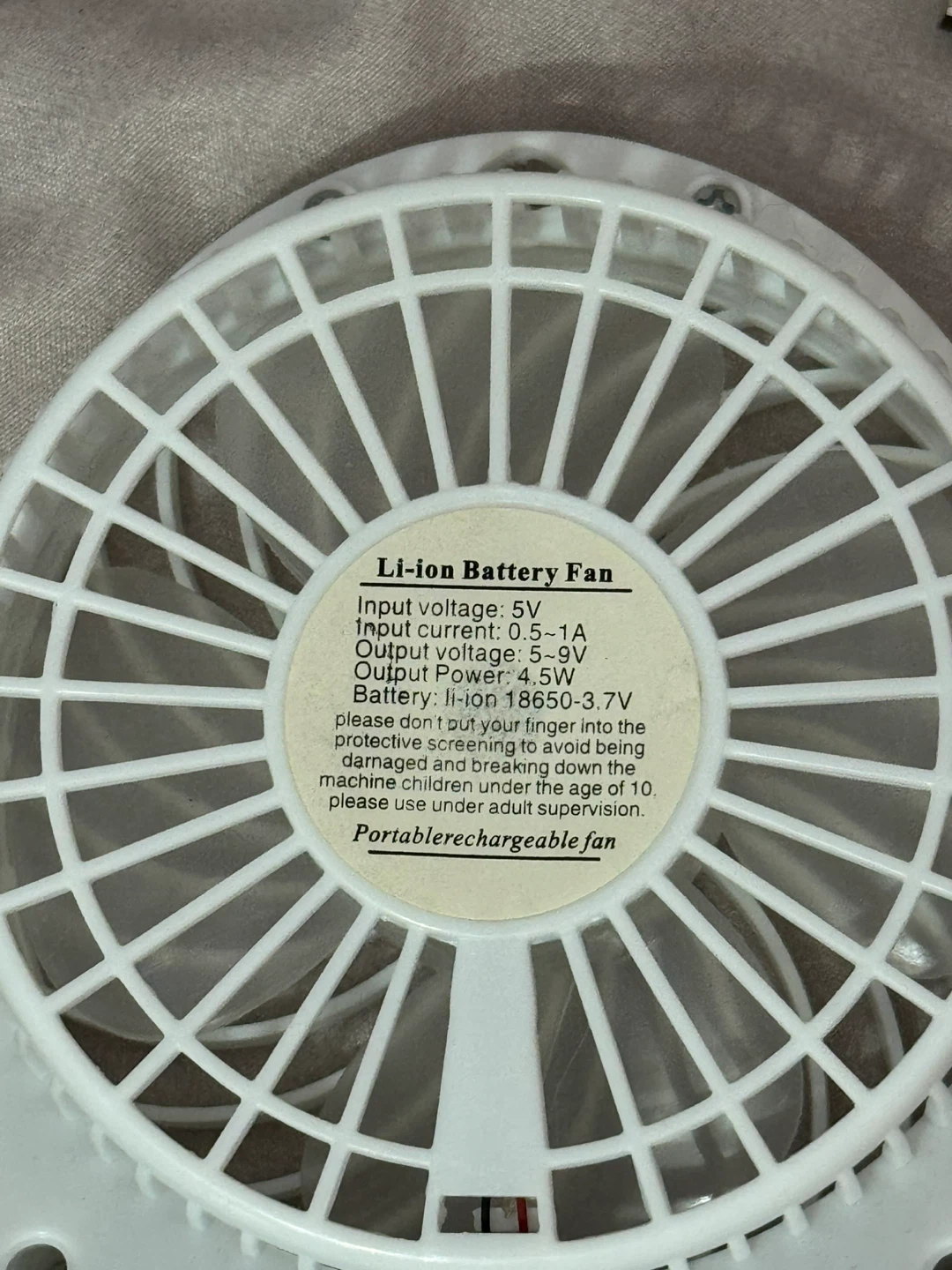 Portable Rechargeable Fan - photo 4
