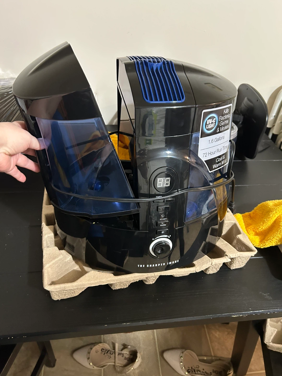 The Sharper Image Ultrasonic Cool & Warm Mist Humidifier - photo 2