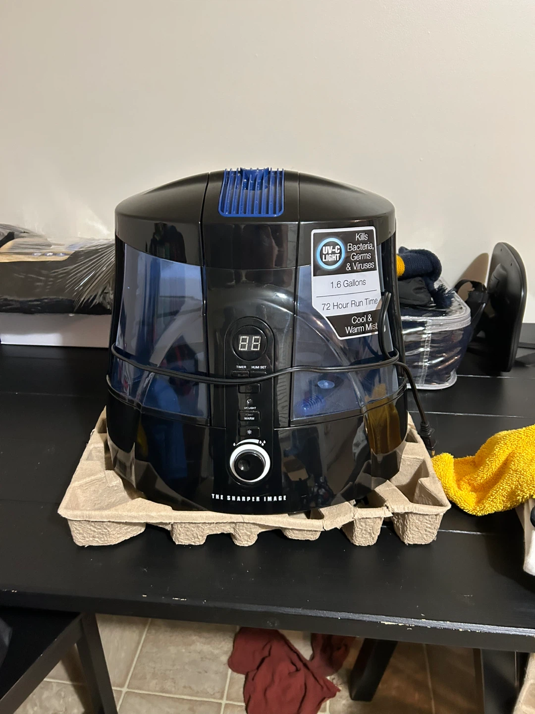 The Sharper Image Ultrasonic Cool & Warm Mist Humidifier