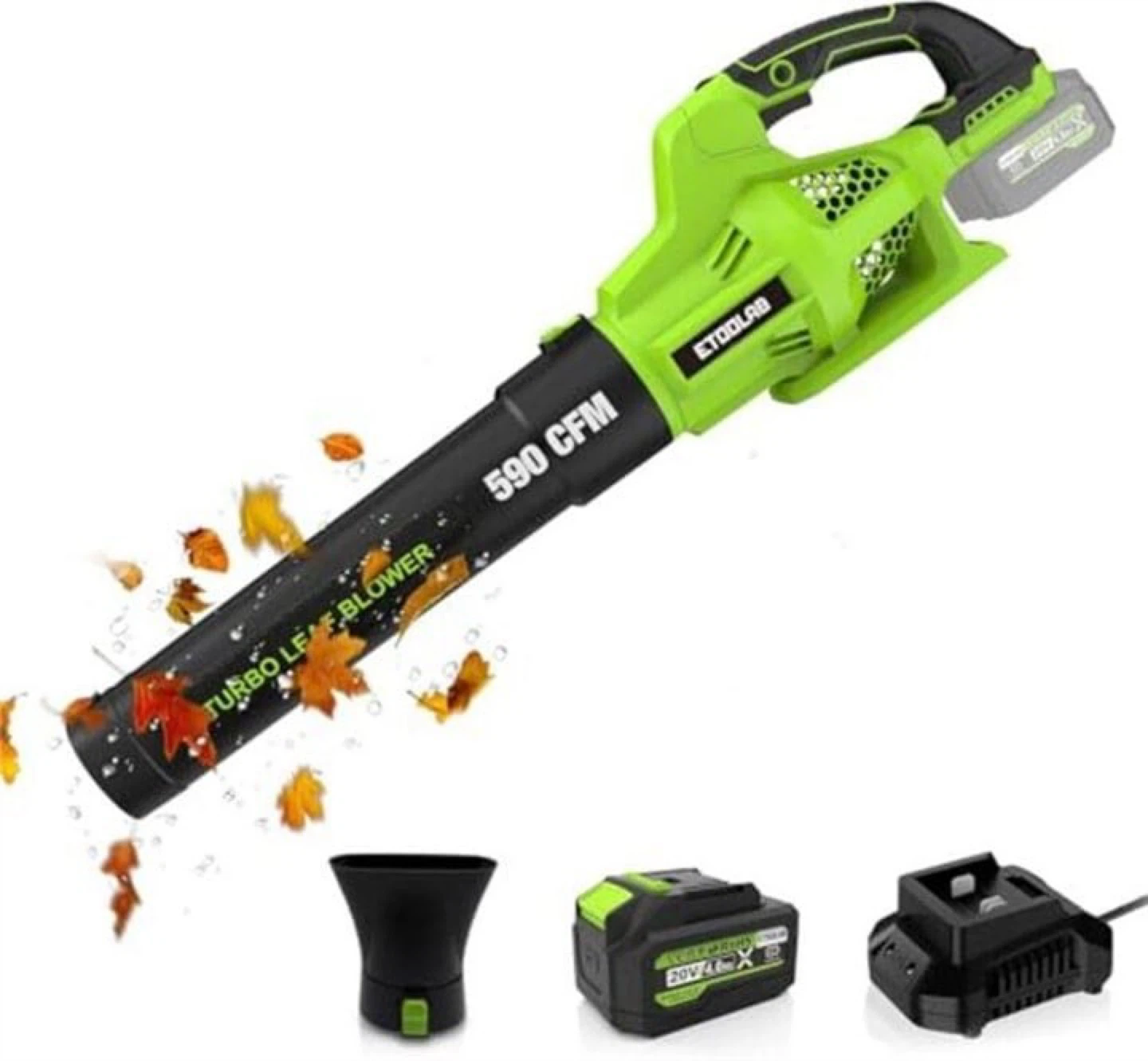 ETOOLAB 20V Cordless Turbo Leaf Blower 590 CFM