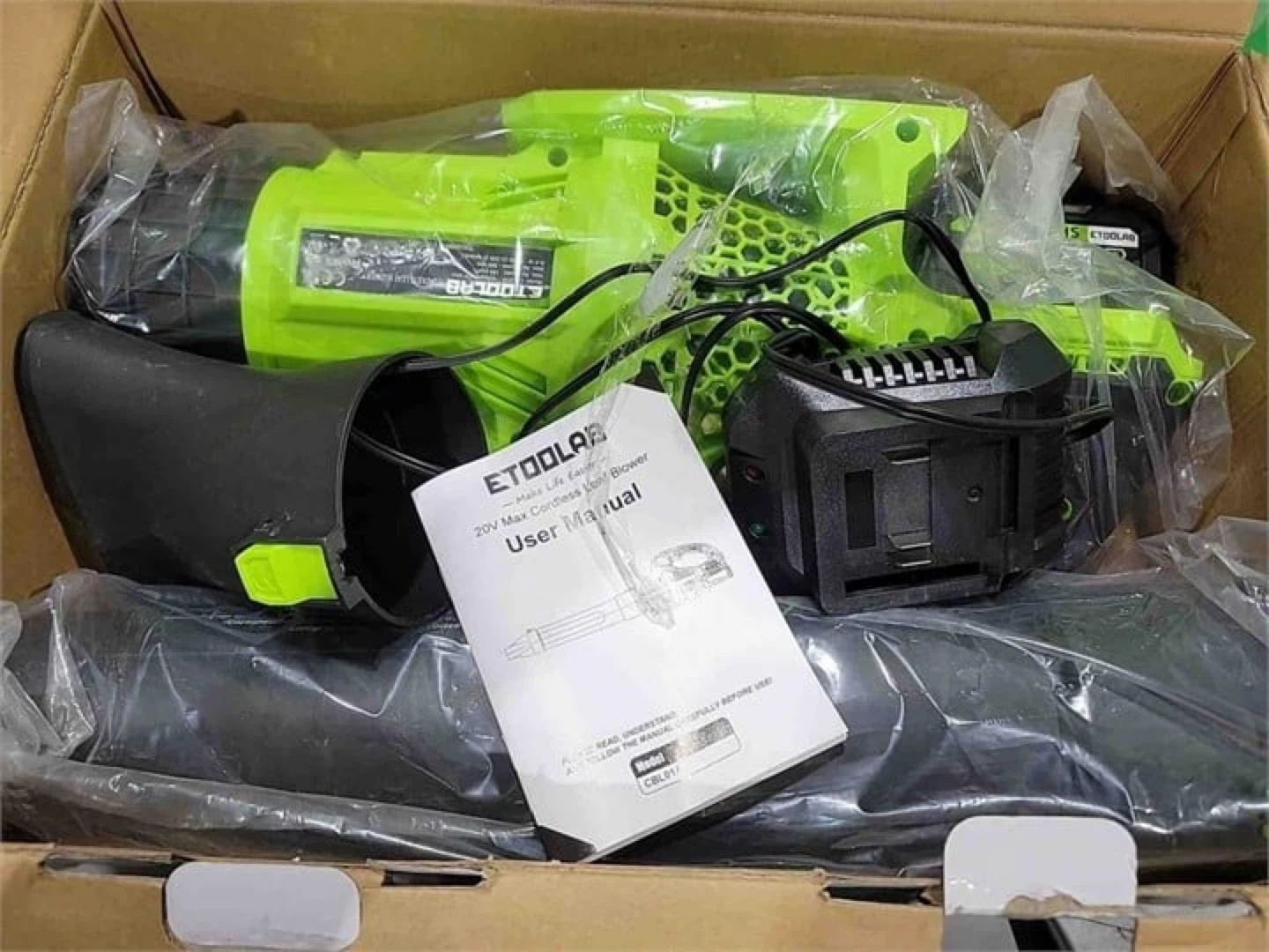 ETOOLAB 20V Cordless Turbo Leaf Blower 590 CFM - photo 5