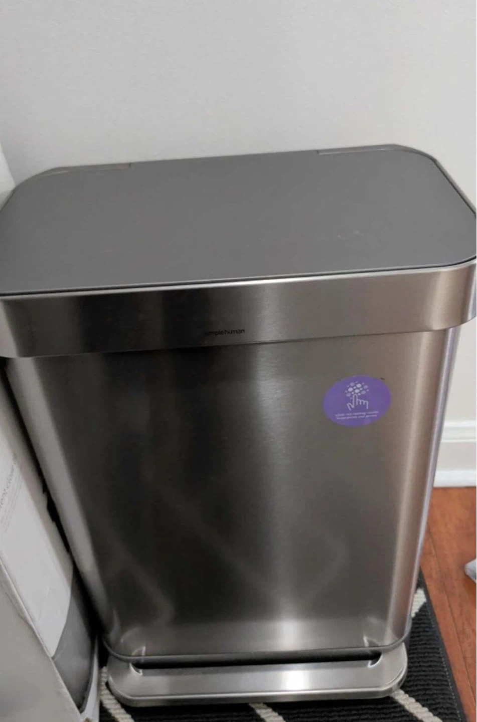 Simplehuman Stainless Steel Dual Compartment Trash Can - photo 4