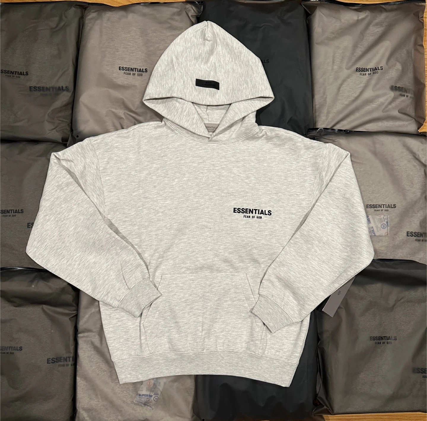 90$ Small/Medium/Large Light Oat Essential Hoodie - photo 2