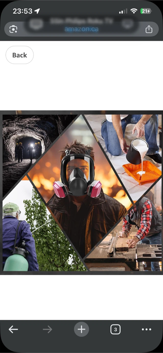 Full Face Protection Respirator Mask - photo 3