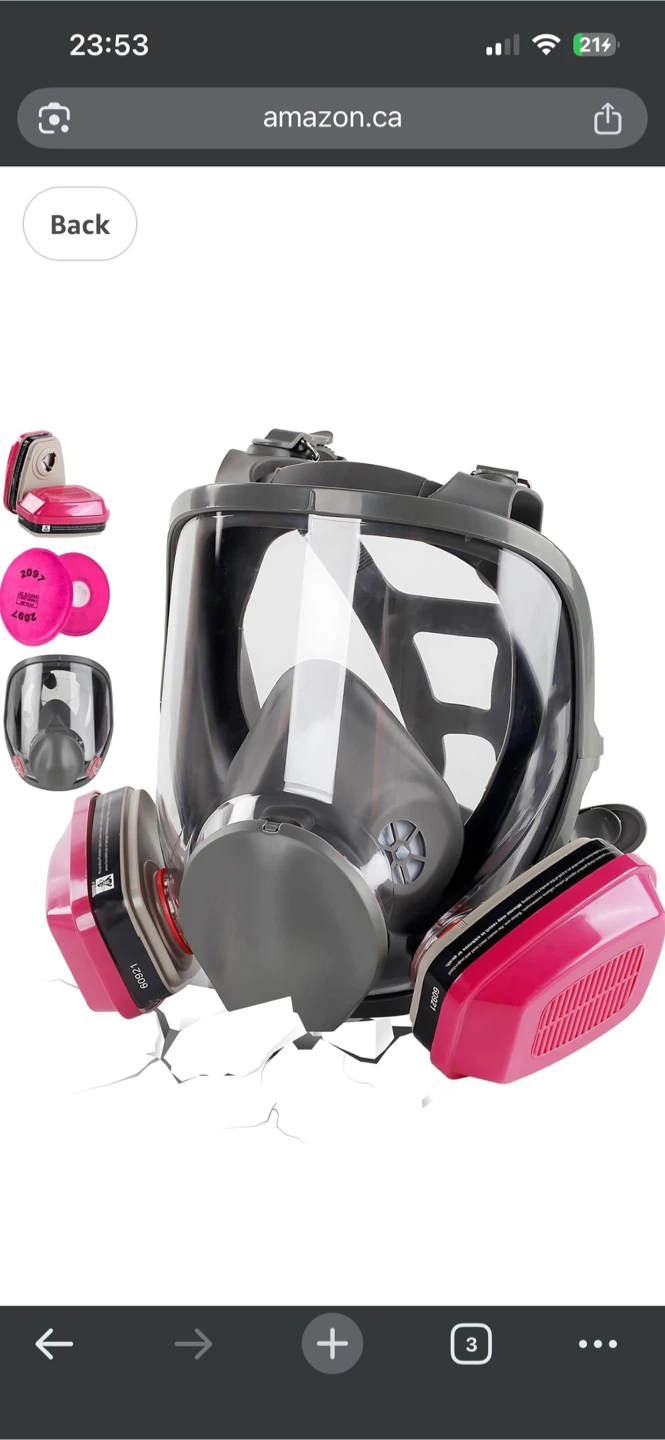 Full Face Protection Respirator Mask