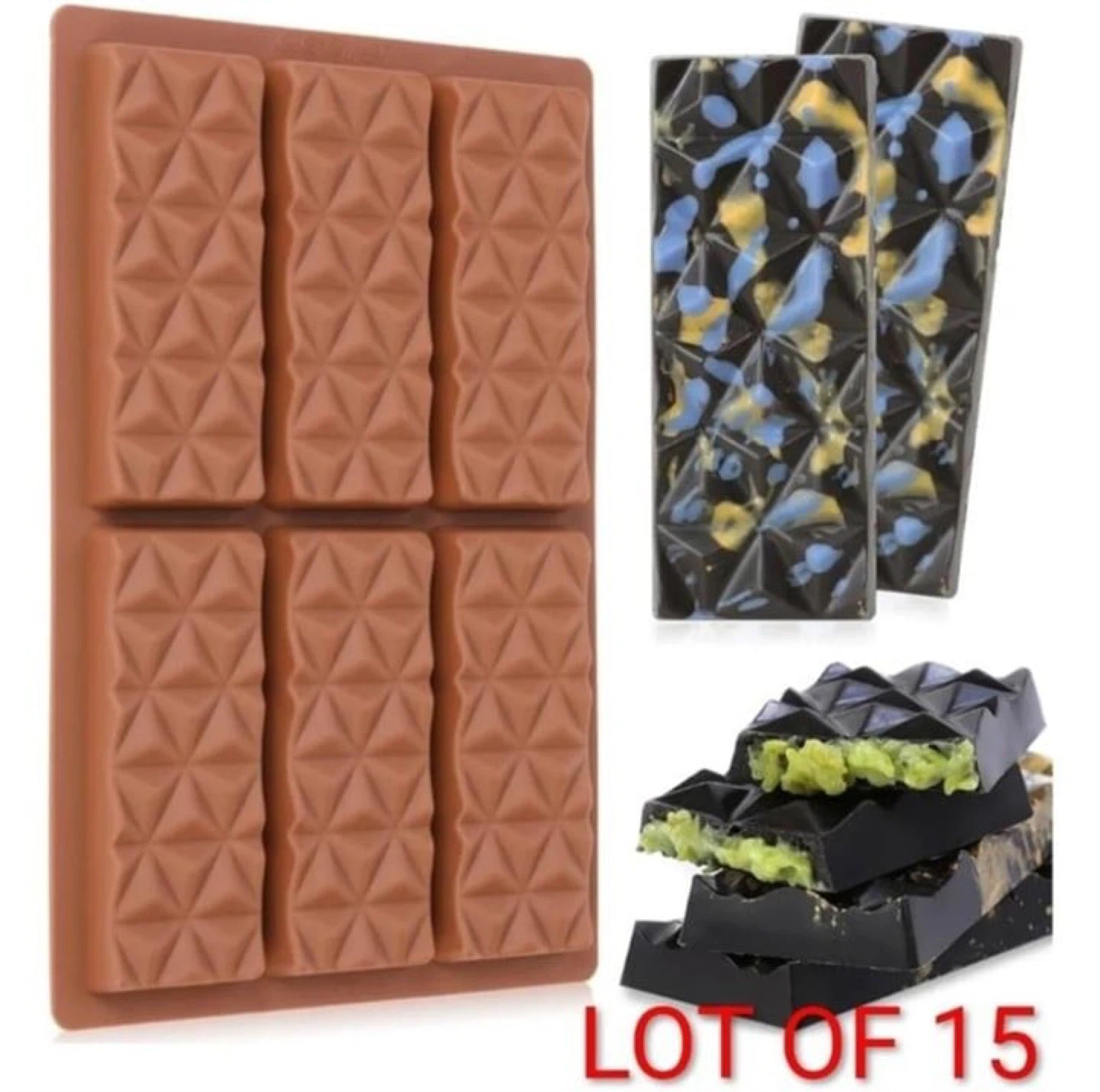 Silicone Chocolate Bar Molds