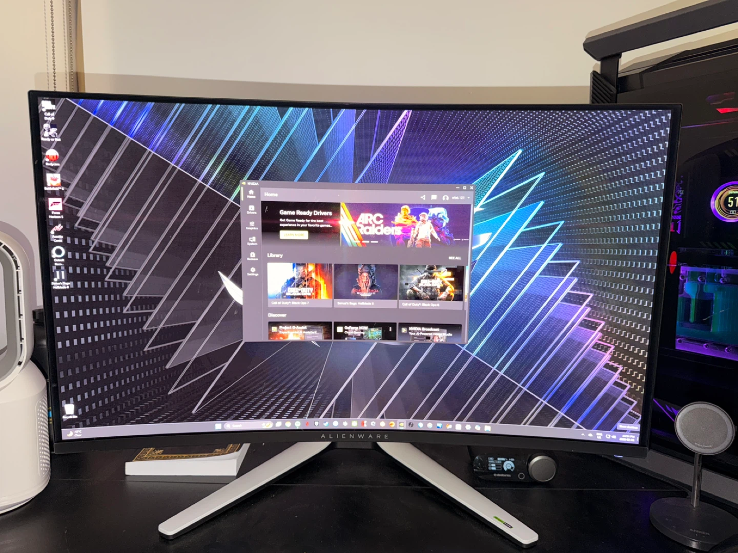 Alienware 32” 4K 240hz (0.03ms) Curved Gaming Monitor AW3423DWF