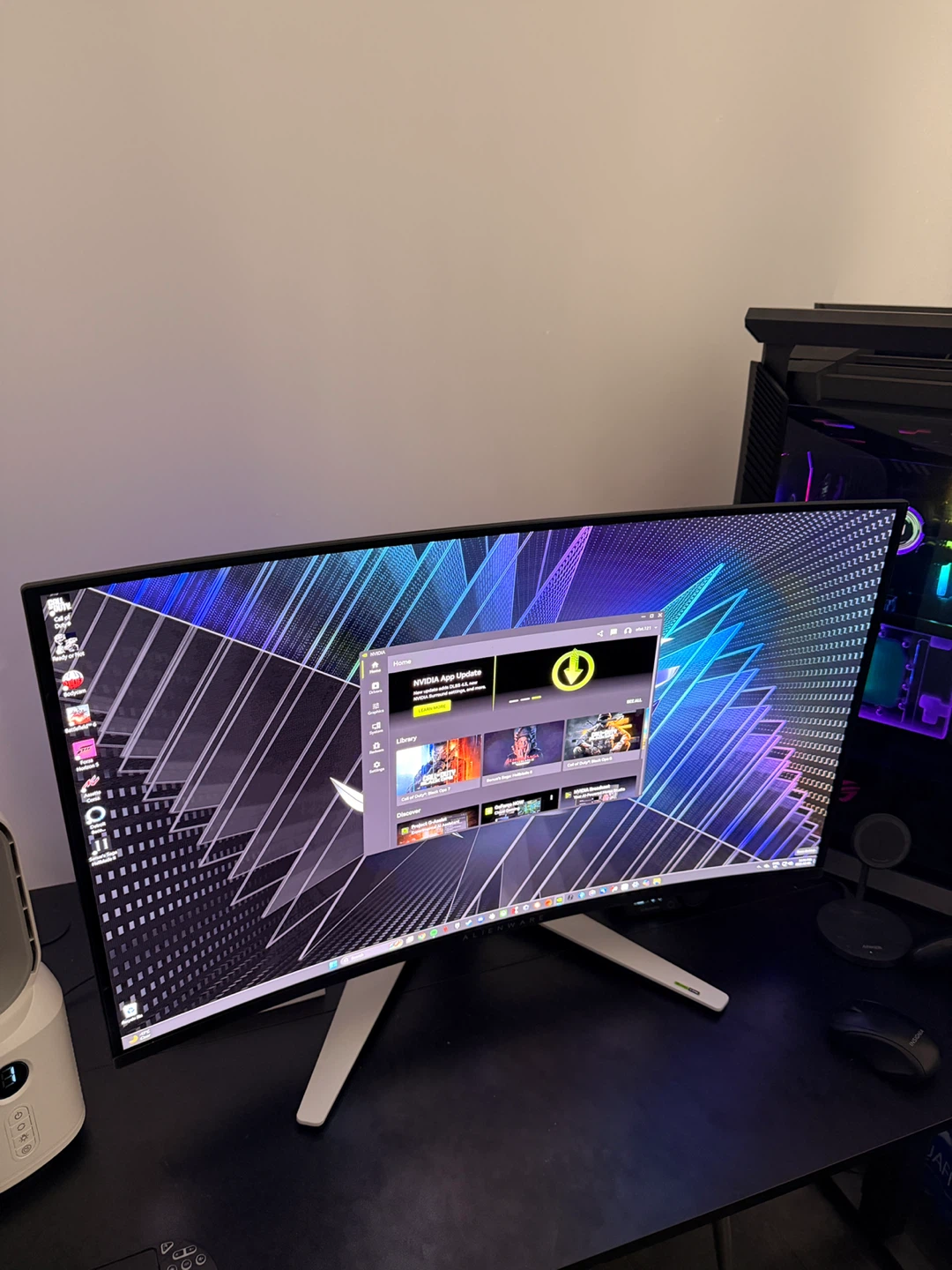 Alienware 32” 4K 240hz (0.03ms) Curved Gaming Monitor AW3423DWF - photo 2