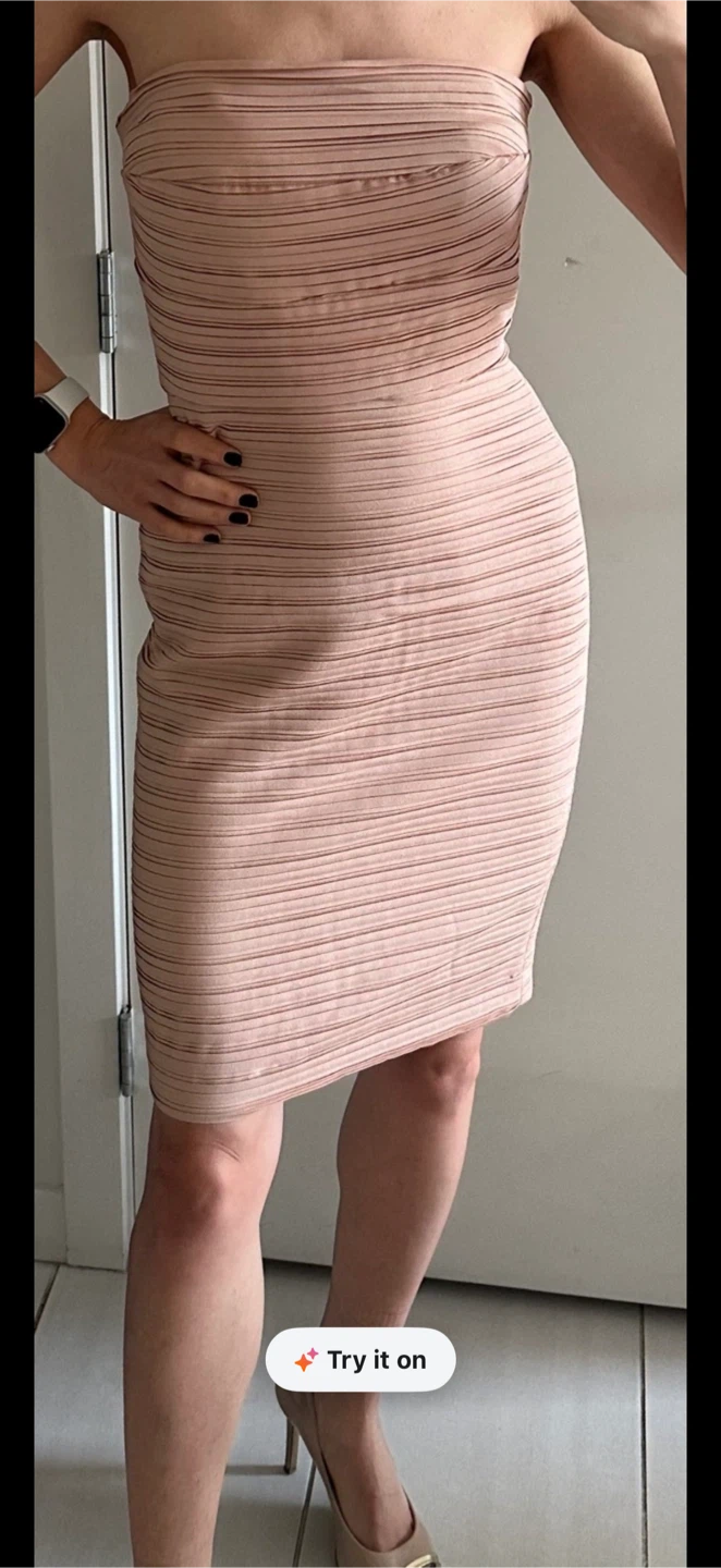 Strapless Ruched Midi Dress🏆 - photo 2