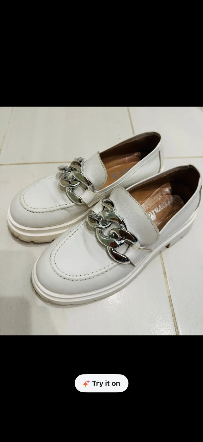 White Chain Loafers🏆 - photo 2