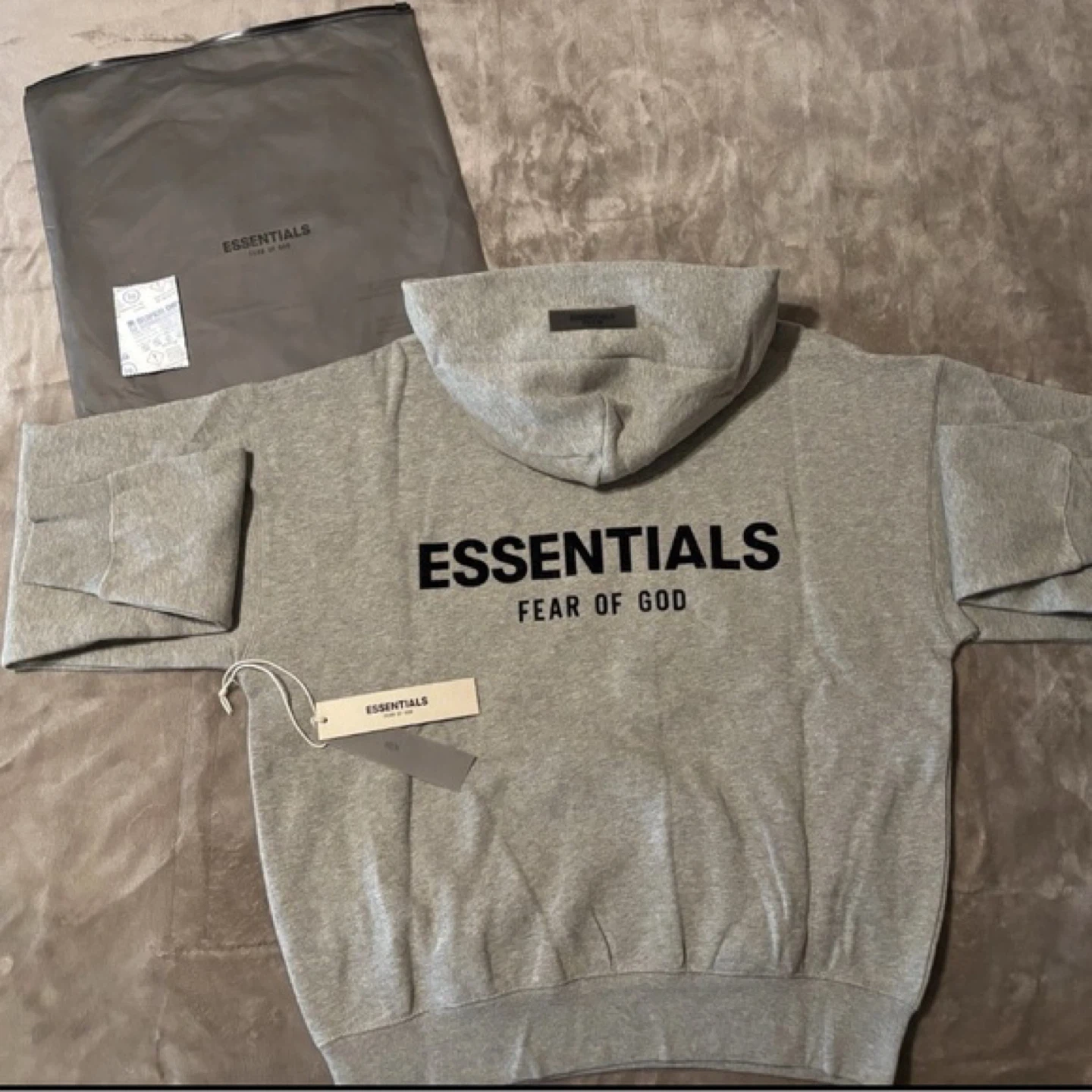 90$ Small/Medium/Large Dark Oat Essential Hoodie - photo 2