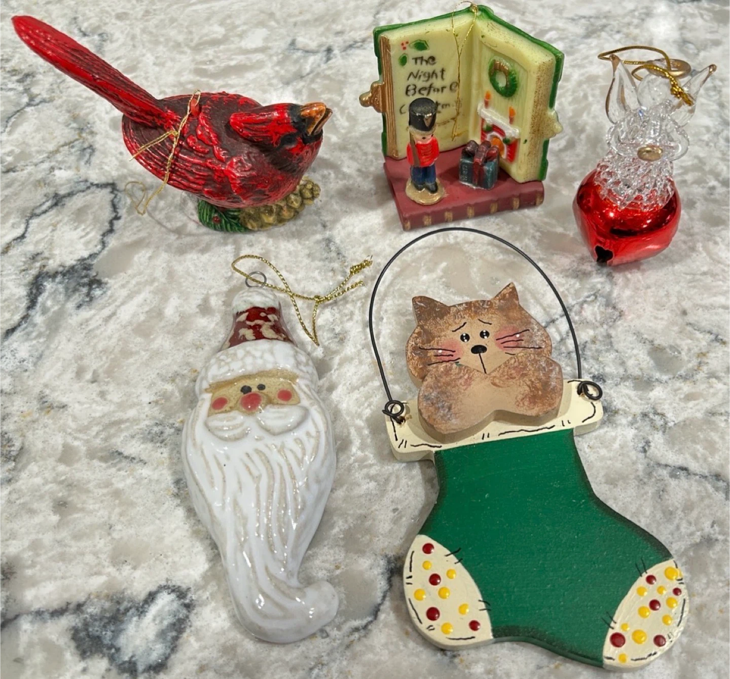 Assorted Hanging Christmas Ornaments ($3ea or $10 for all)