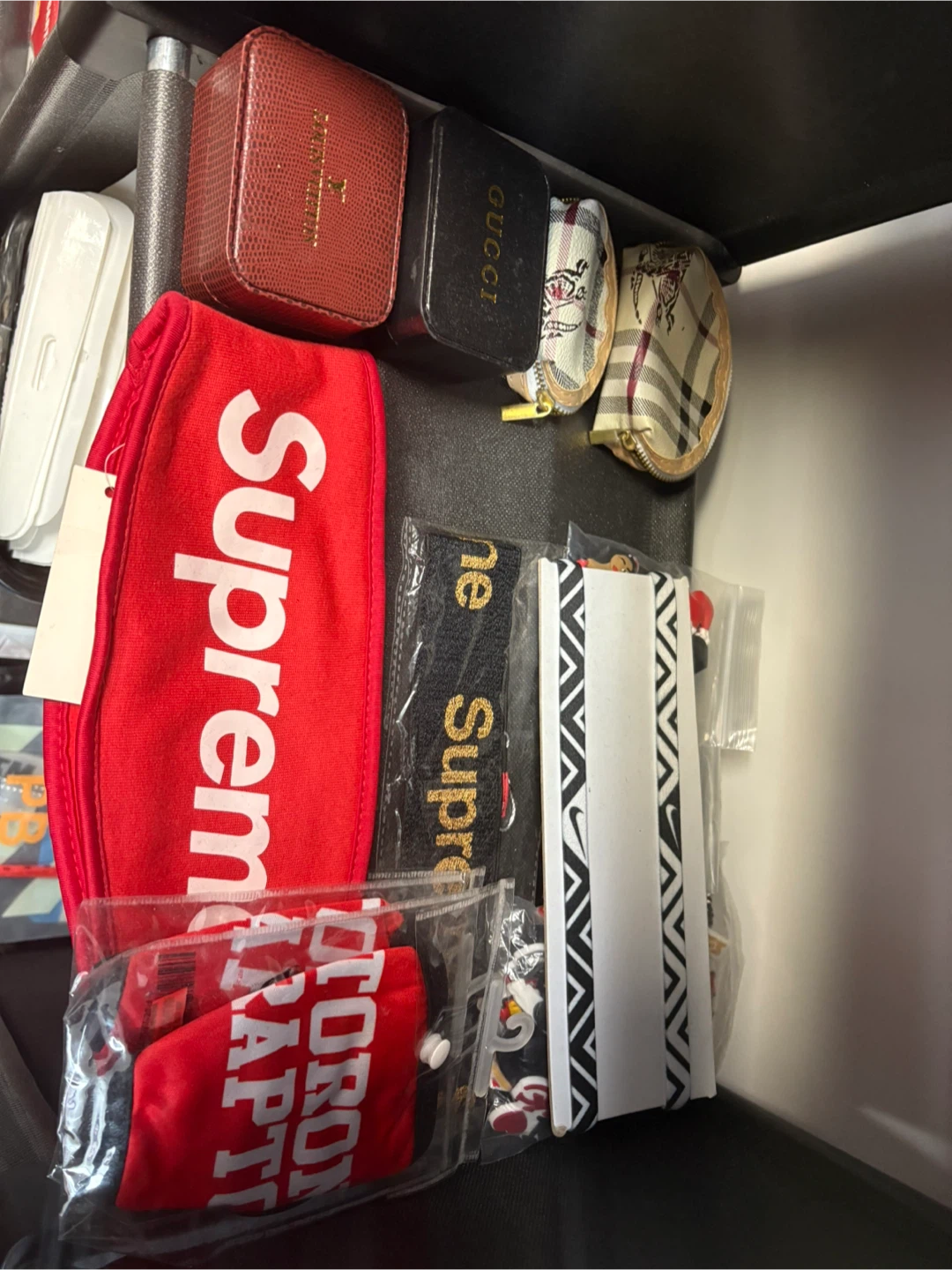 Supreme Face Masks and Accessories Lot
