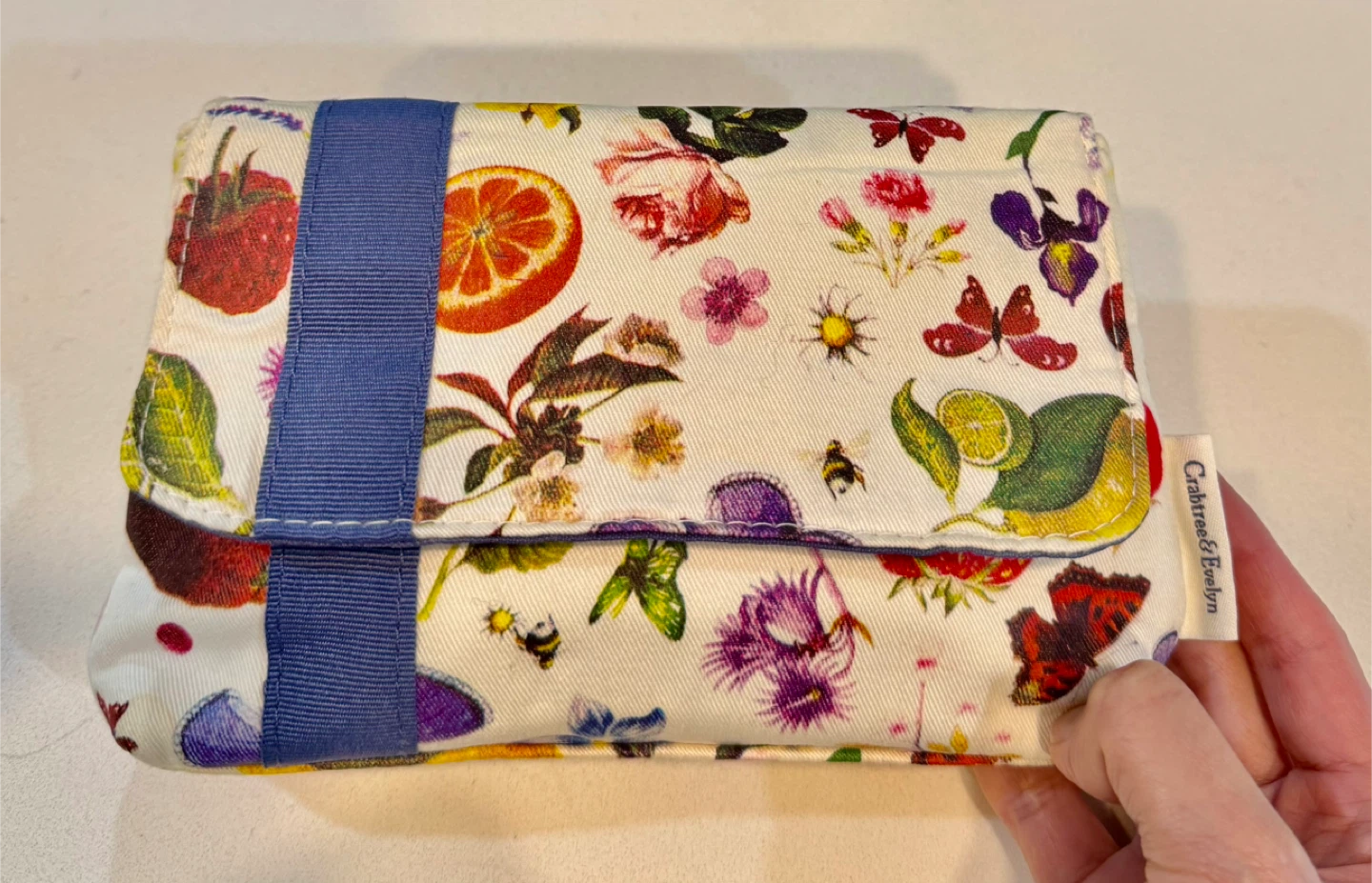 Crabtree & Evelyn Floral and Fruity Cosmetic Bag/Pouch