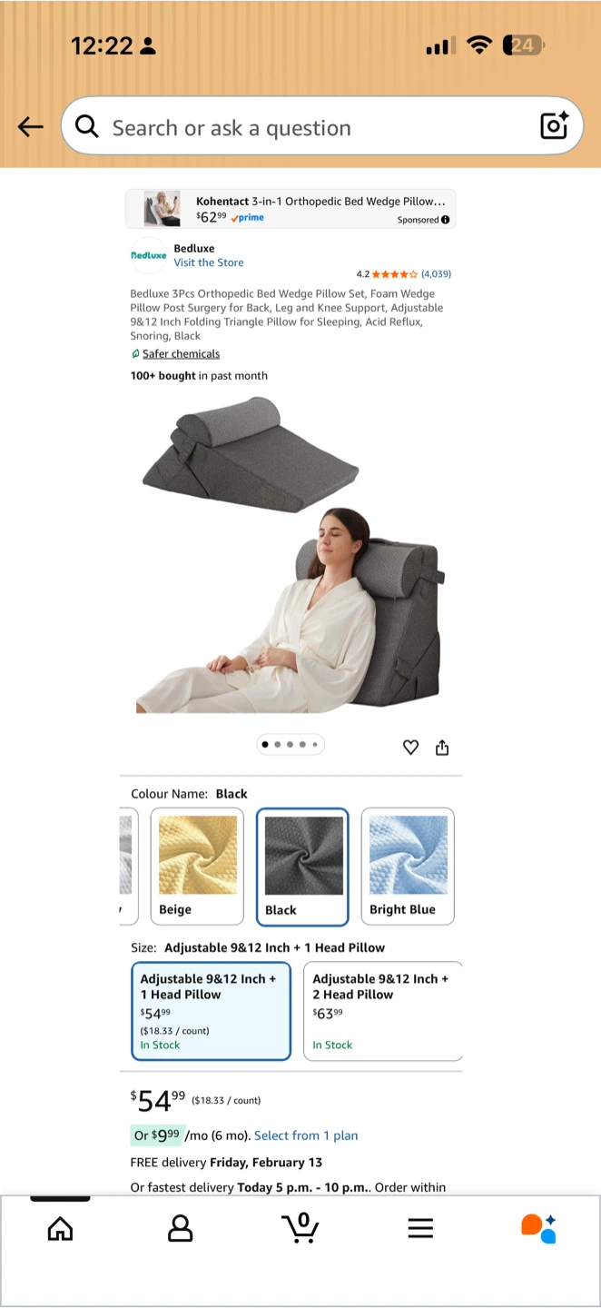 BedLuxe Wedge Pillow set - photo 5
