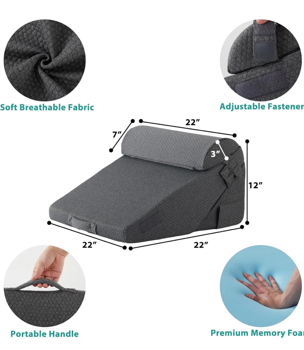 BedLuxe Wedge Pillow set - photo 2