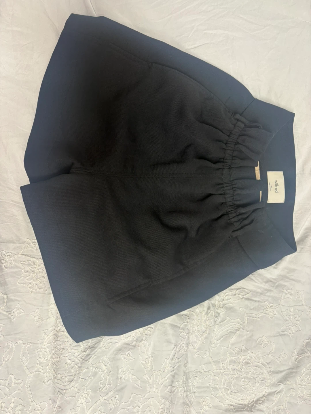 Wilfred Black High-Waisted Shorts Size S