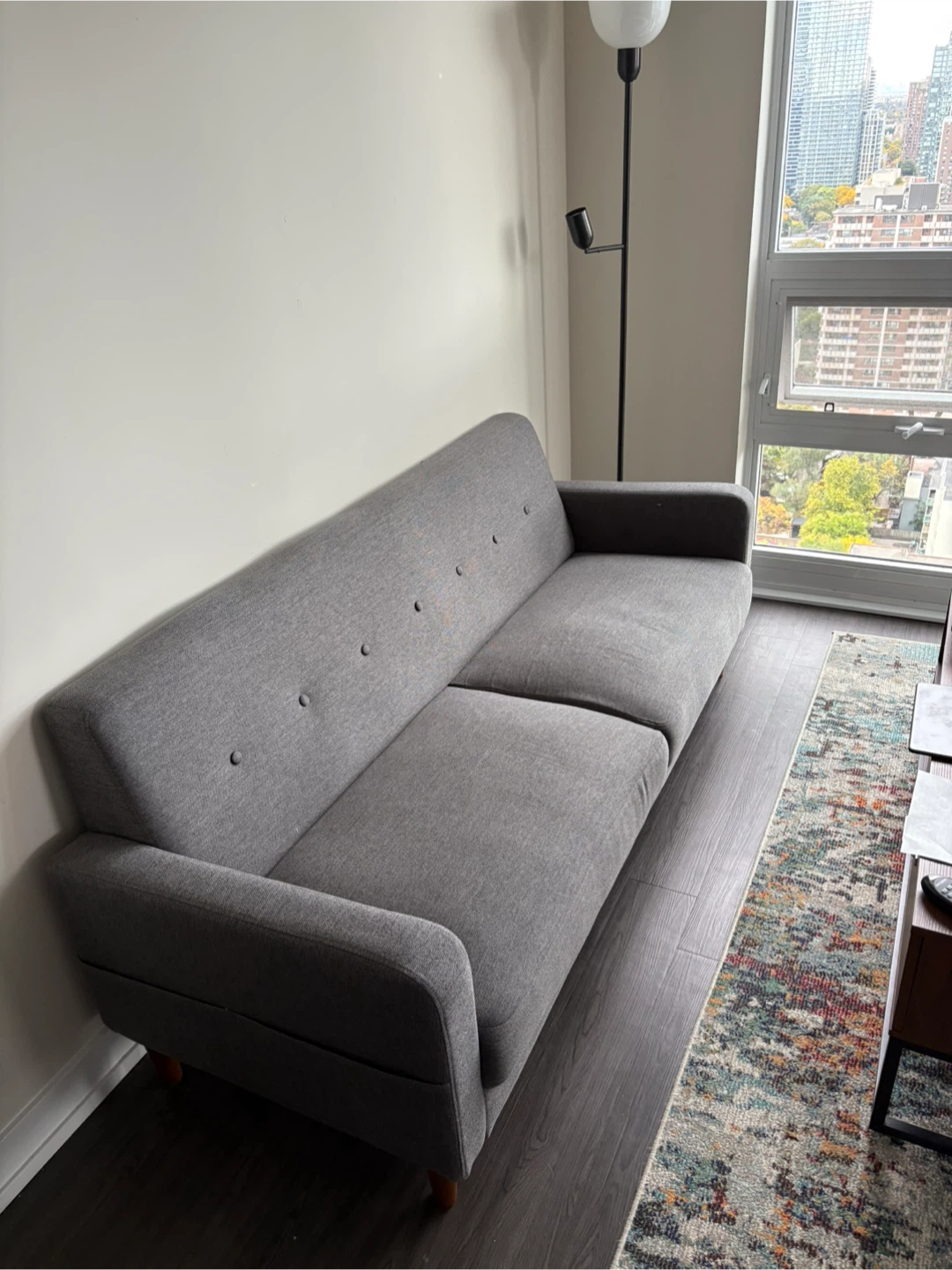 Grey Fabric Sofa