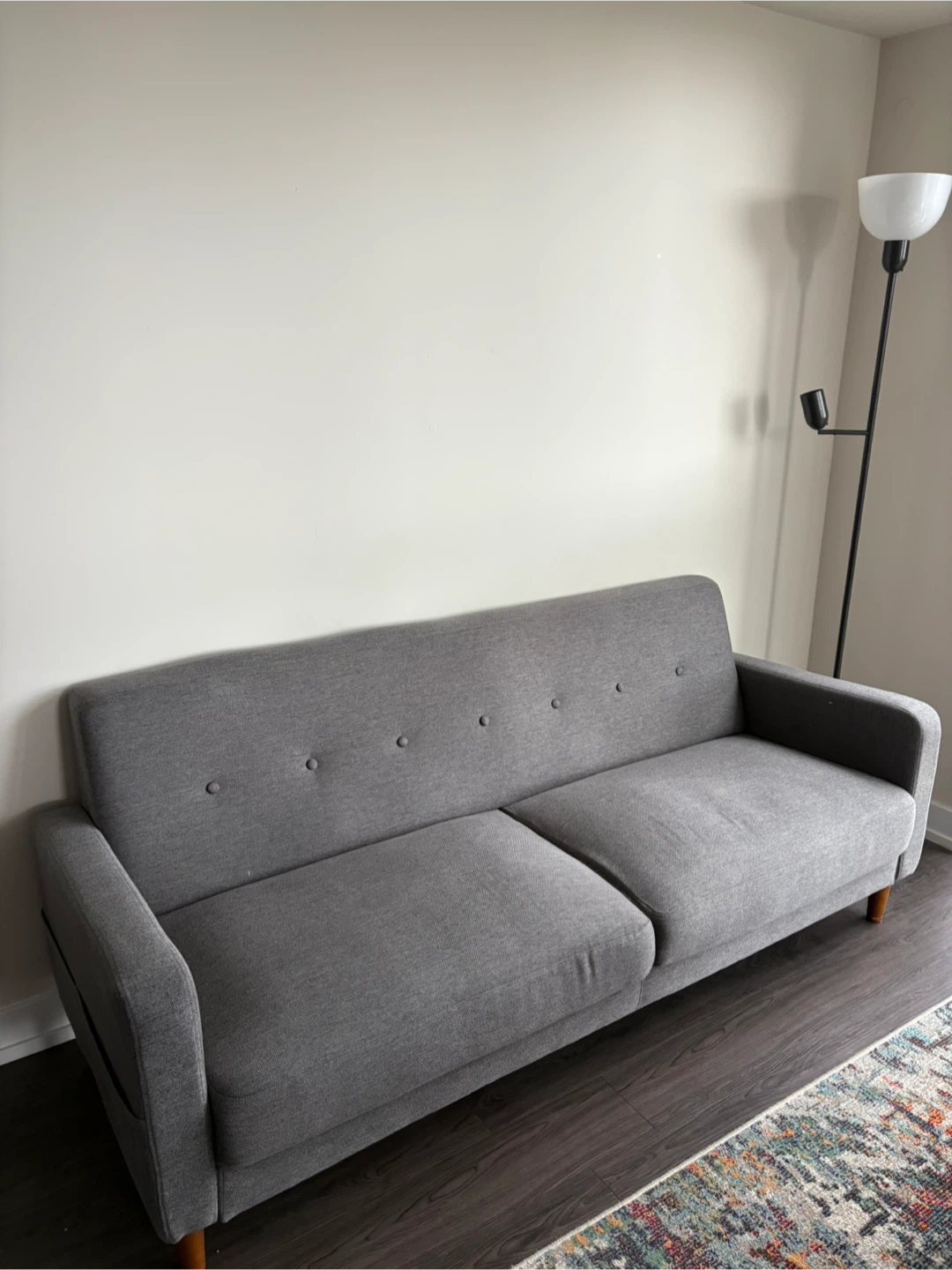 Grey Fabric Sofa - photo 3
