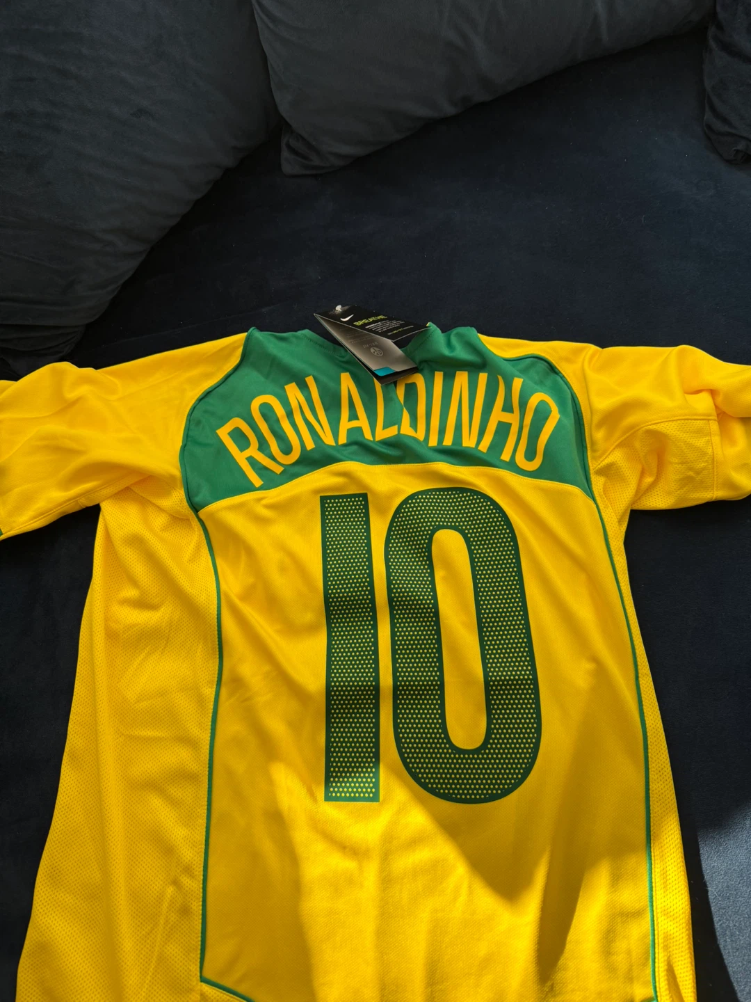 Nike Brazil National Team Soccer Jersey Ronaldinho #10 🏆 - photo 2