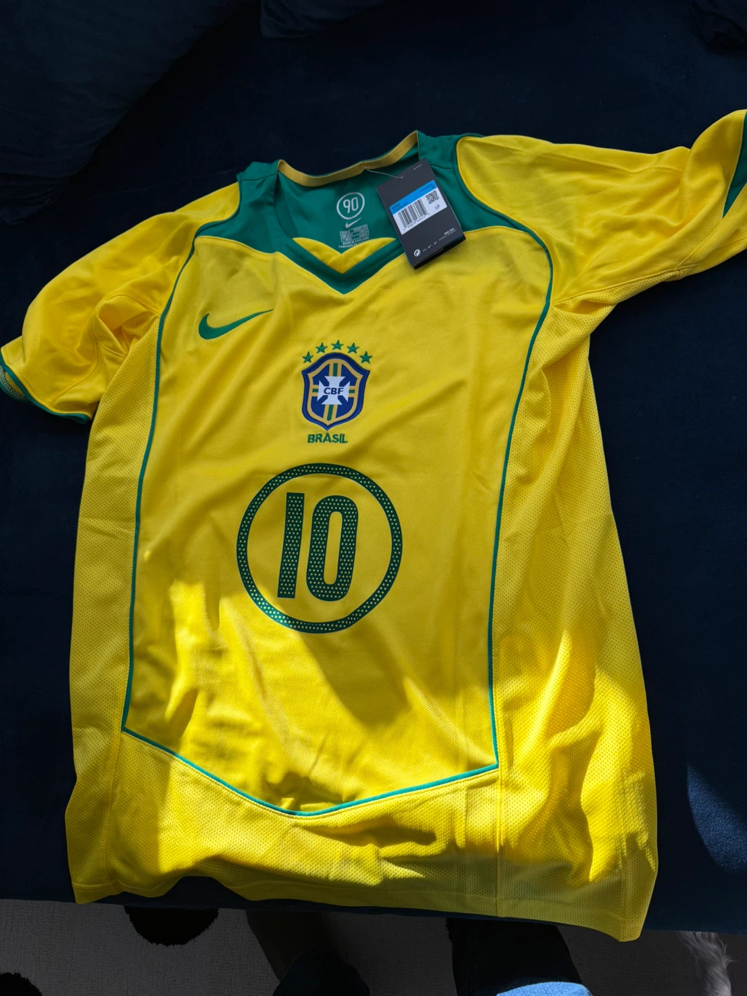 Nike Brazil National Team Soccer Jersey Ronaldinho #10 🏆