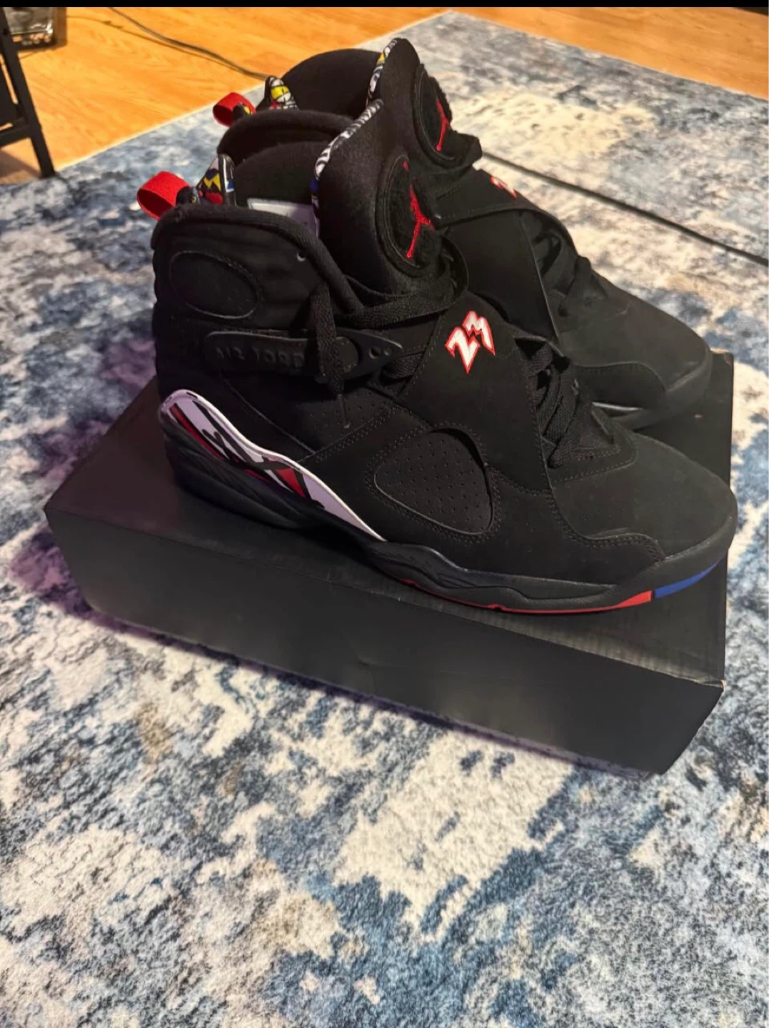 Air Jordan 8 Retro Black Metallic Size US 11.5 - photo 4