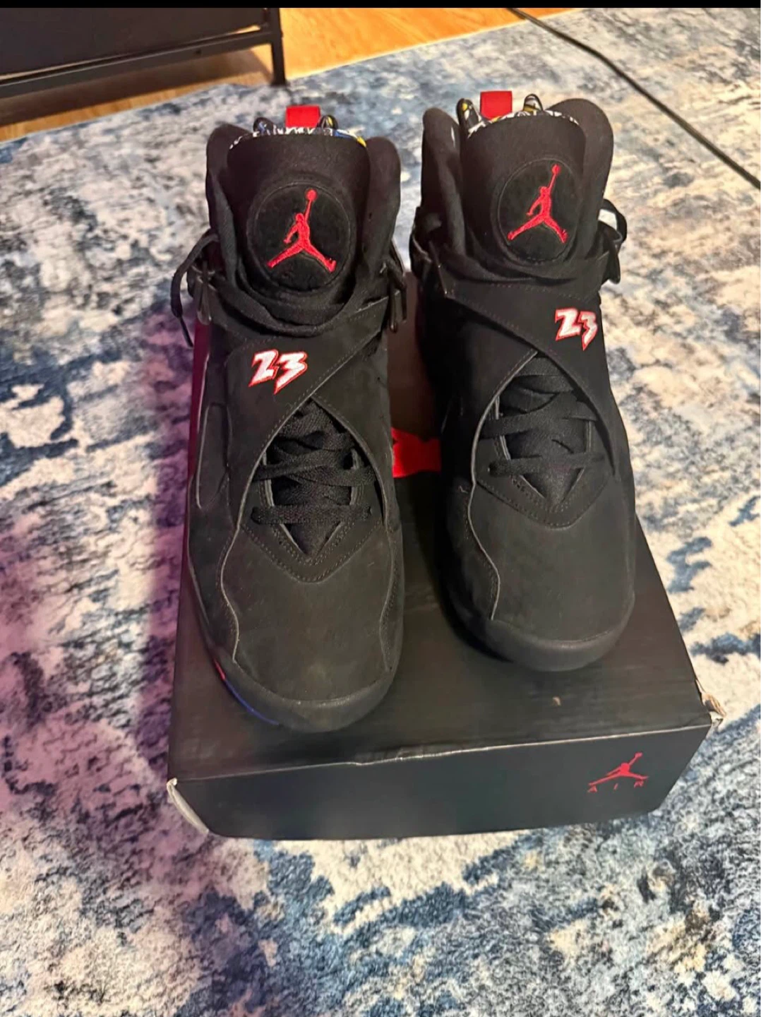 Air Jordan 8 Retro Black Metallic Size US 11.5 - photo 3