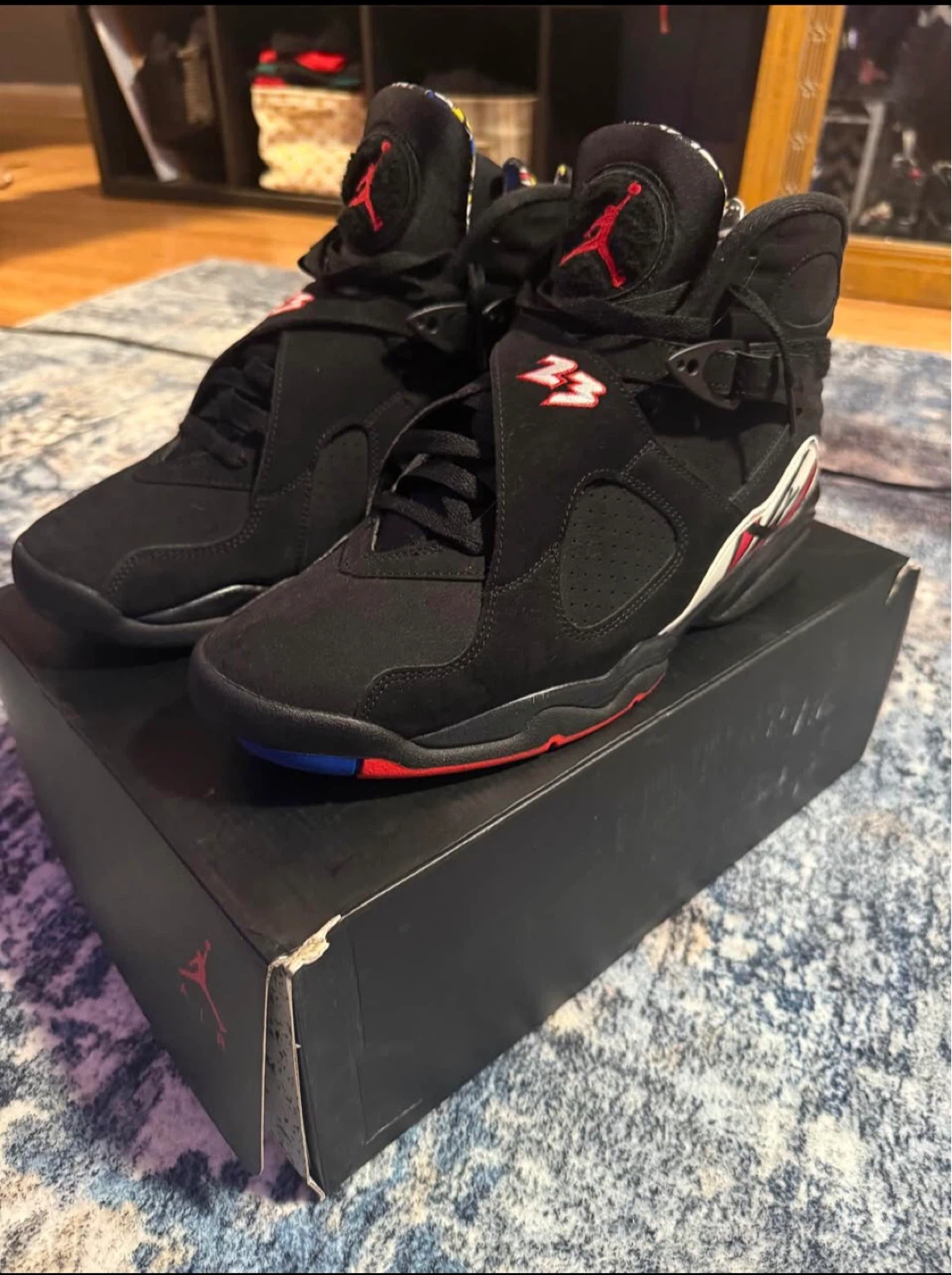 Air Jordan 8 Retro Black Metallic Size US 11.5
