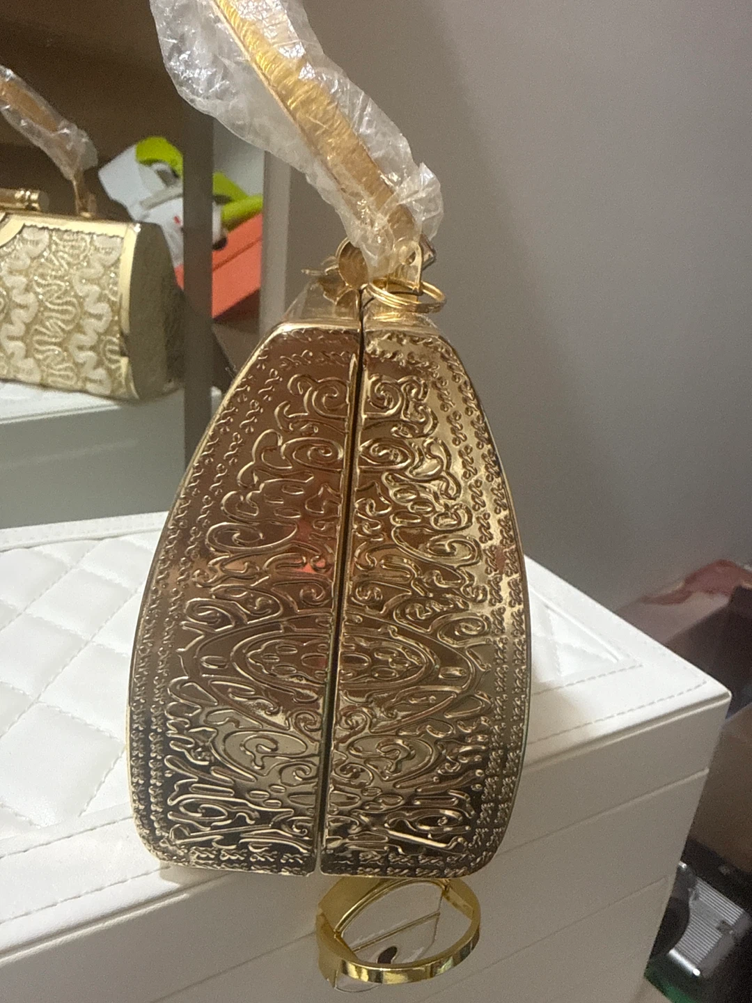 Gold Clutch Evening Bag - photo 5