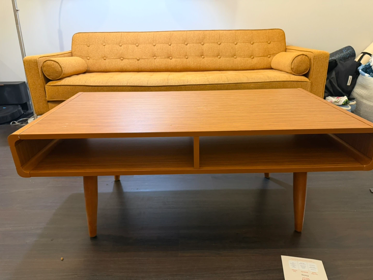 Mid-Century Modern Style Coffee Table - Wood Finish